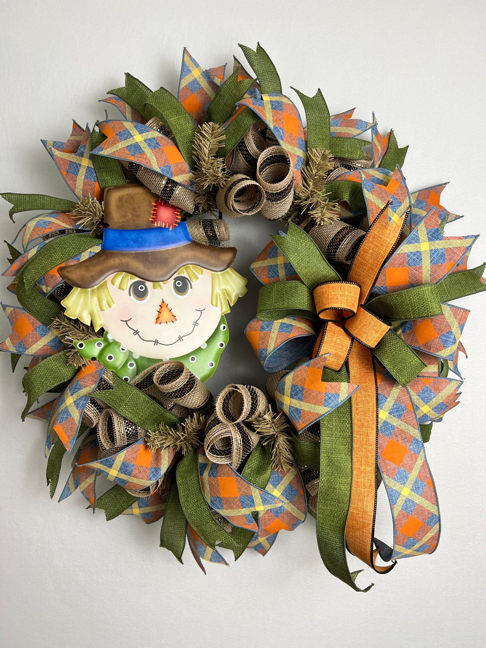 Fall Scarecrow Wreath