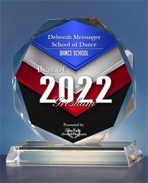 Deborah Messinger School of Dance 2022 Best of Gresham dance school award