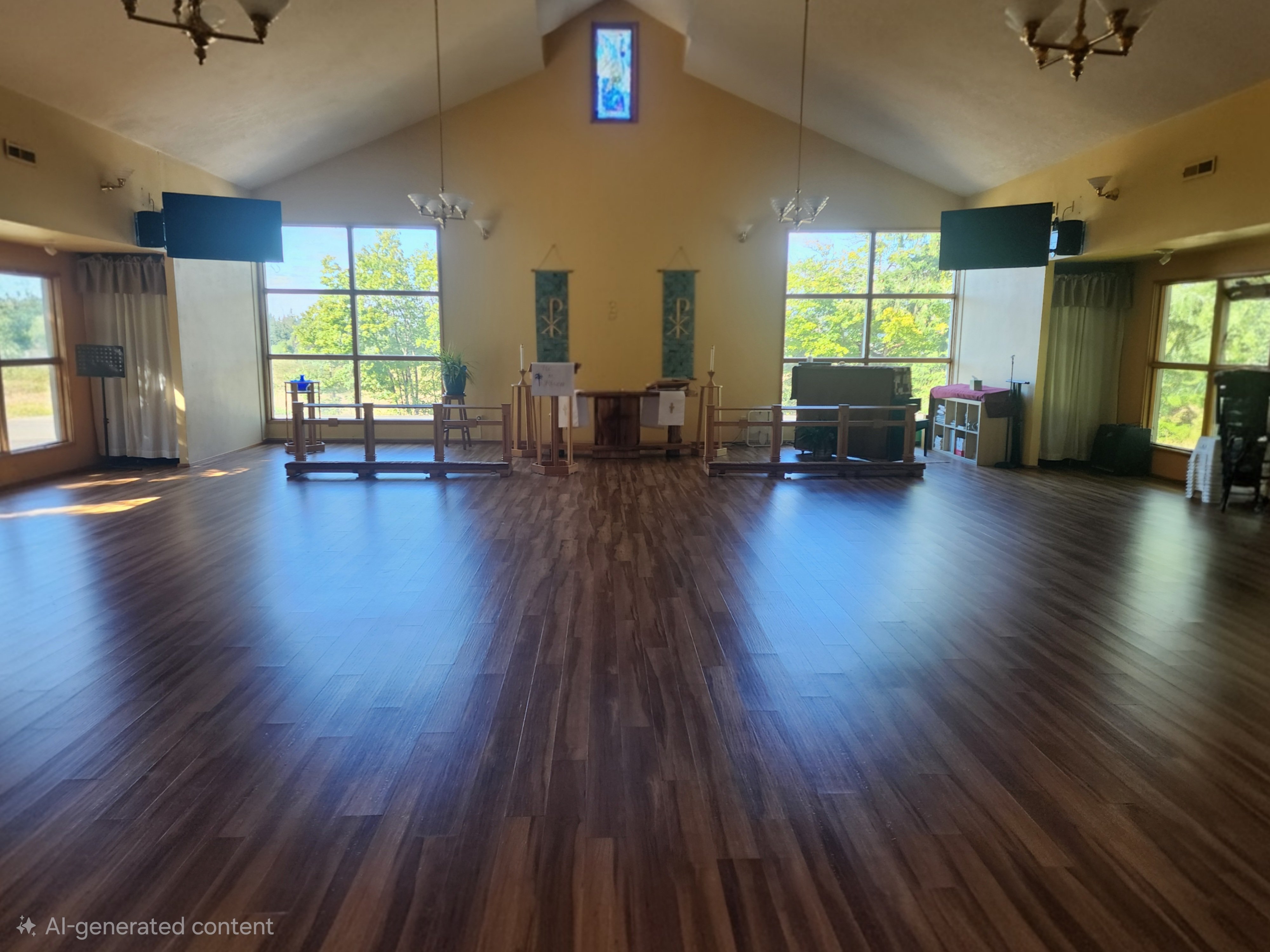 The church sanctuary where Deborah Messinger School of Dance lessons take place