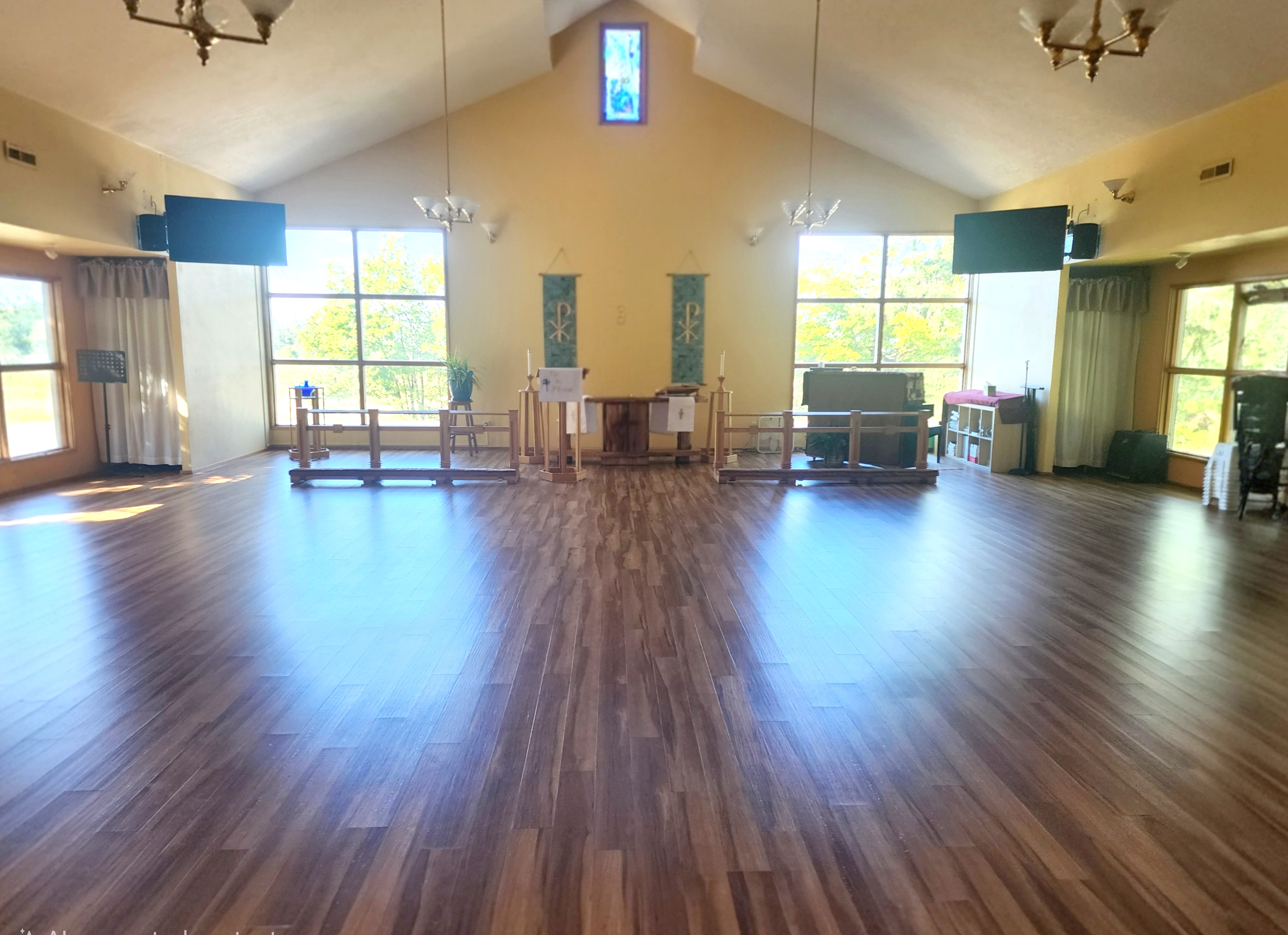 The church sanctuary where Deborah Messinger School of Dance lessons take place