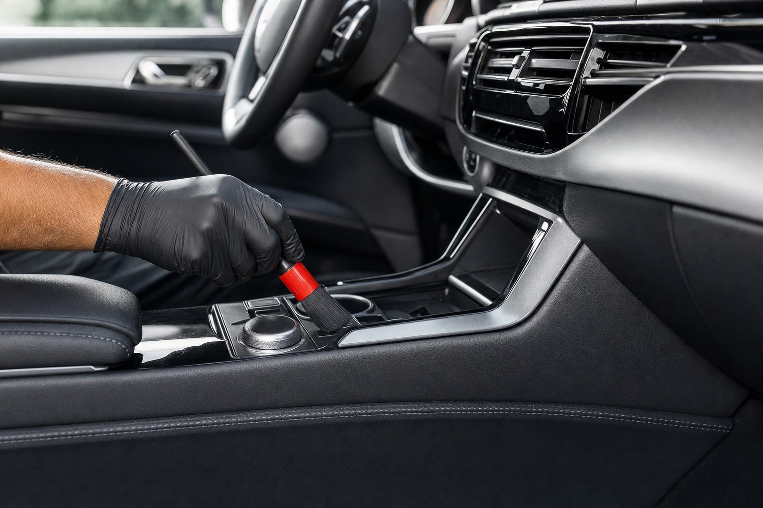 Detailed vehicle interior