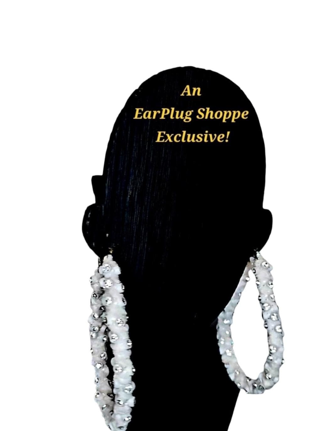 Customized Handmade Hoop Yarn Earrings, view 9