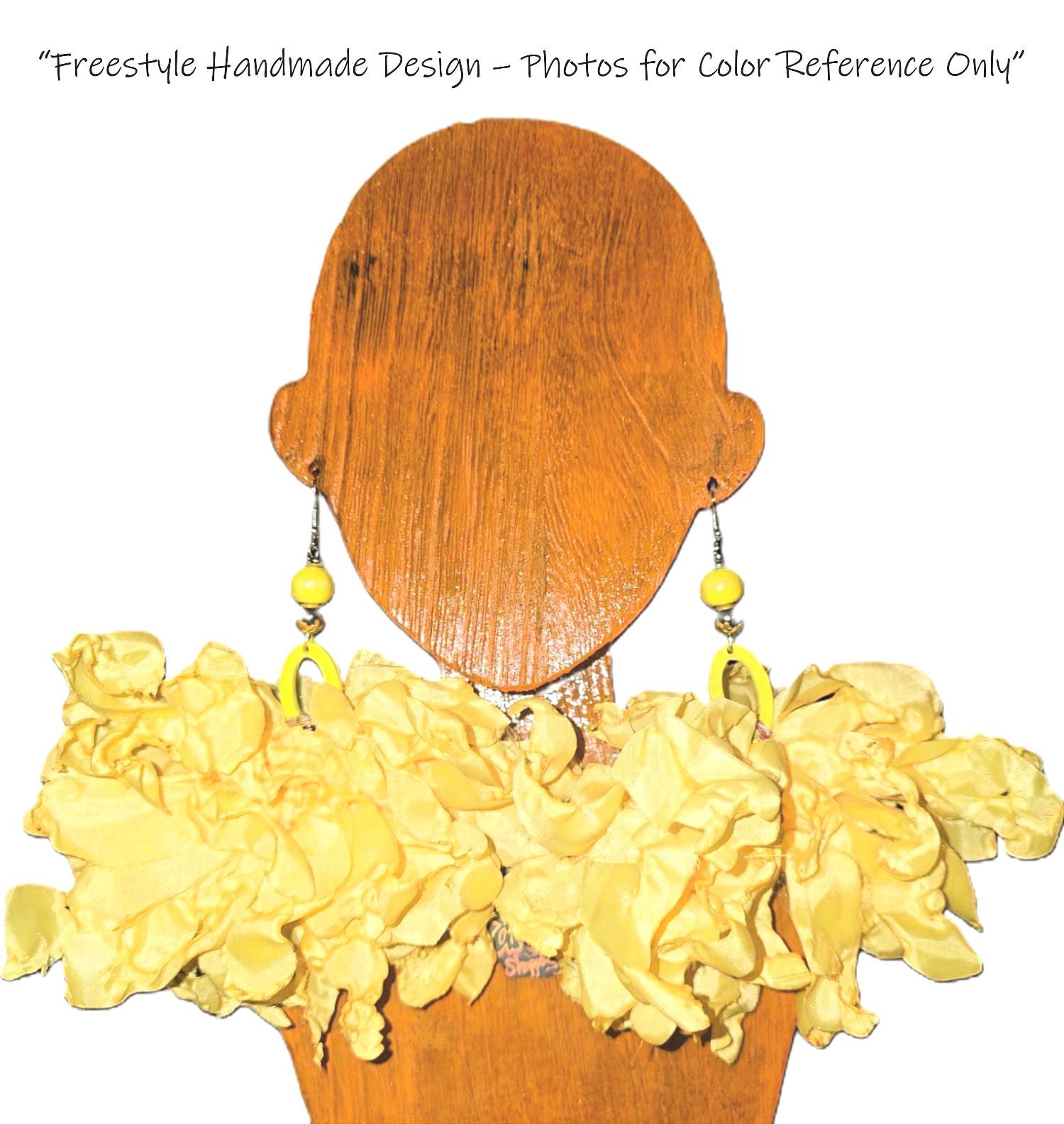 Handmade Silk Tassel Earrings