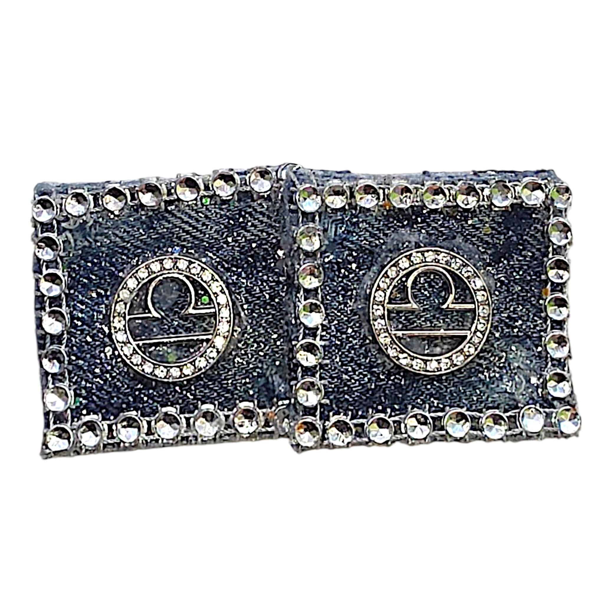 Handmade Denim Earrings, view 12