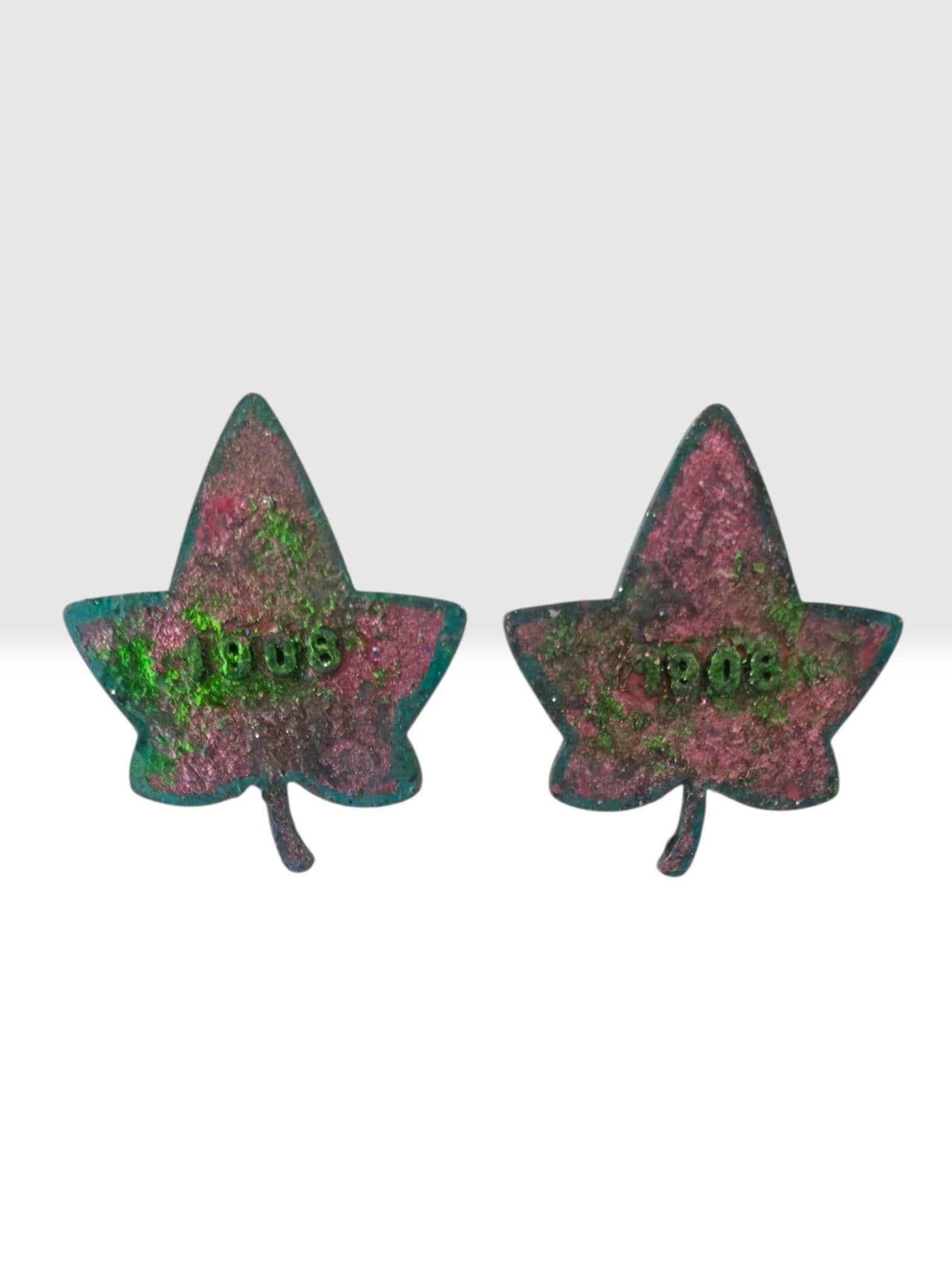 Handmade Sorority Inspired Earrings, view 2