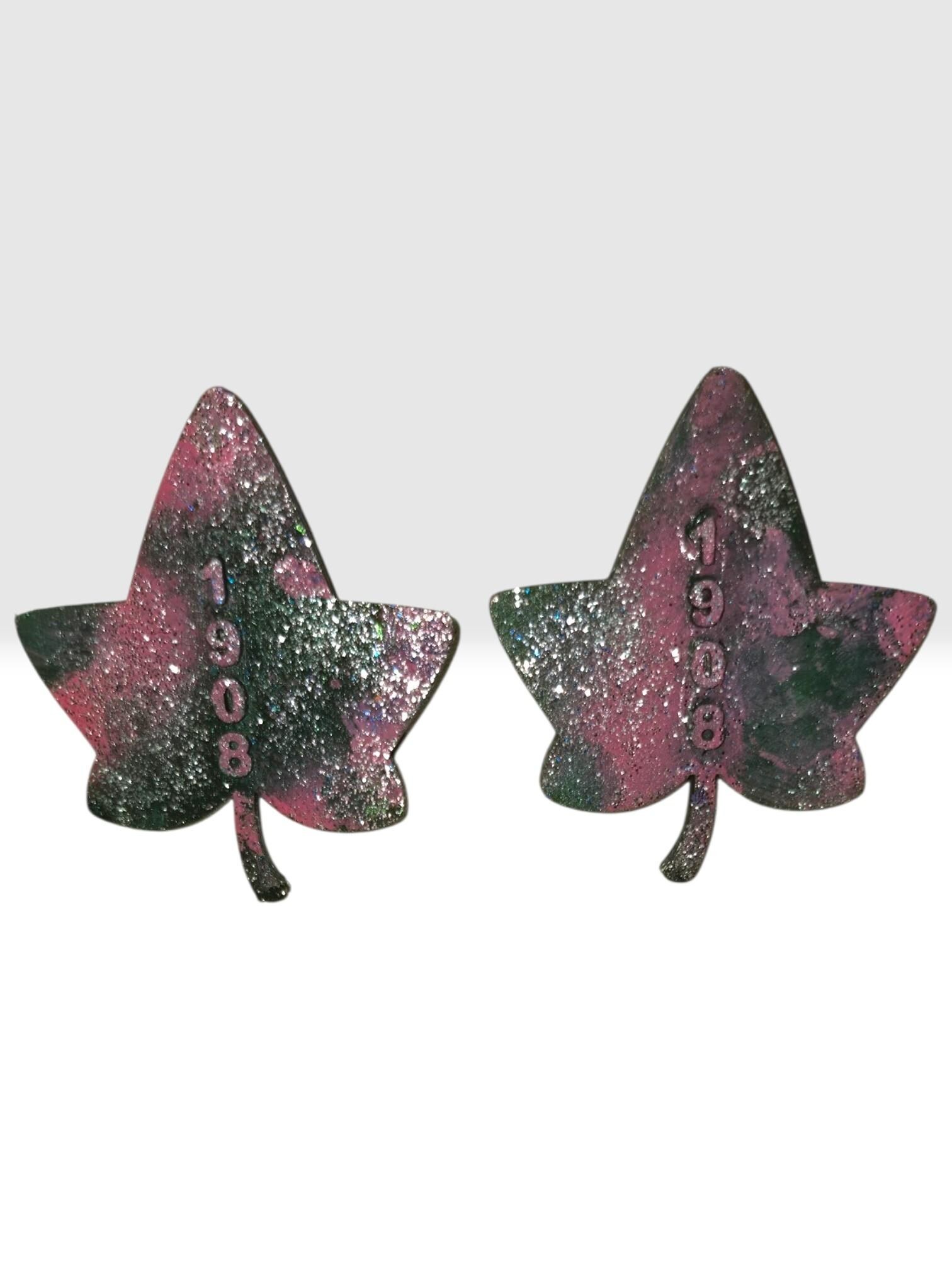 Handmade Sorority Inspired Earrings, view 5