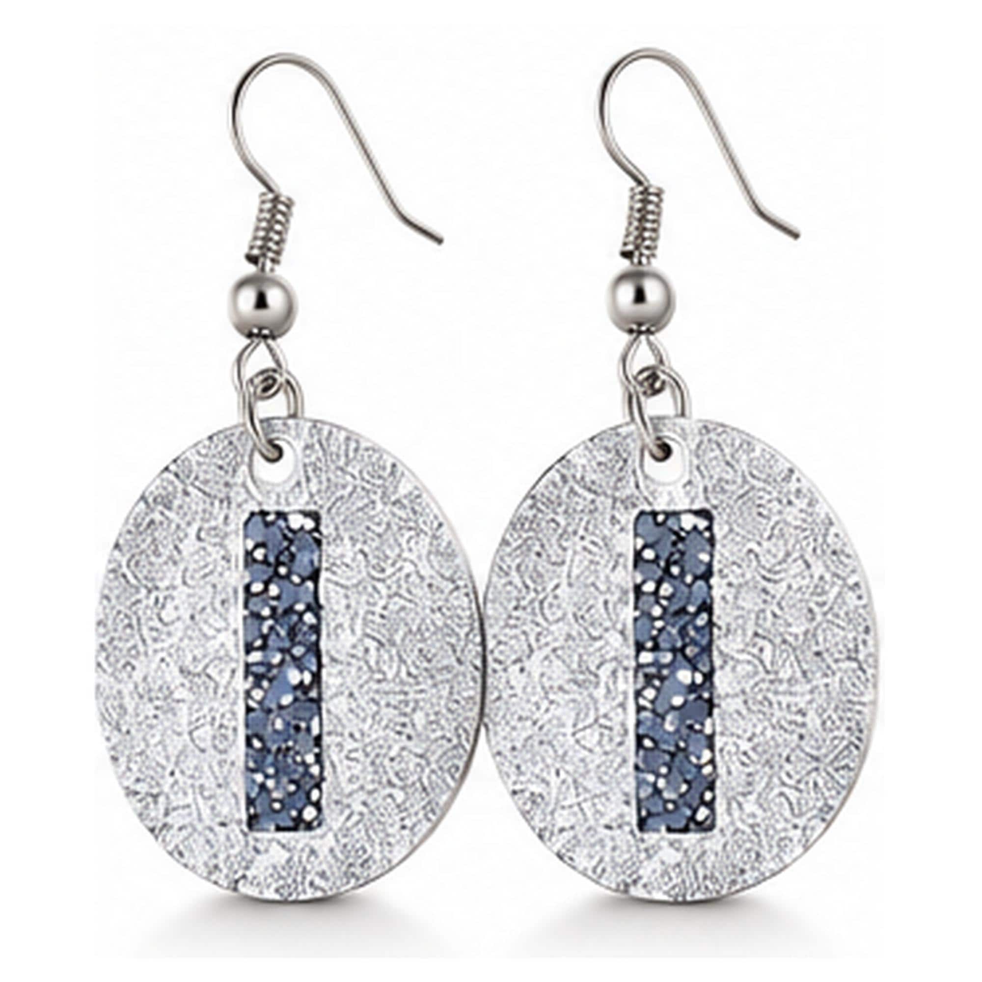 Handmade Glitter Initial Earrings, view 12