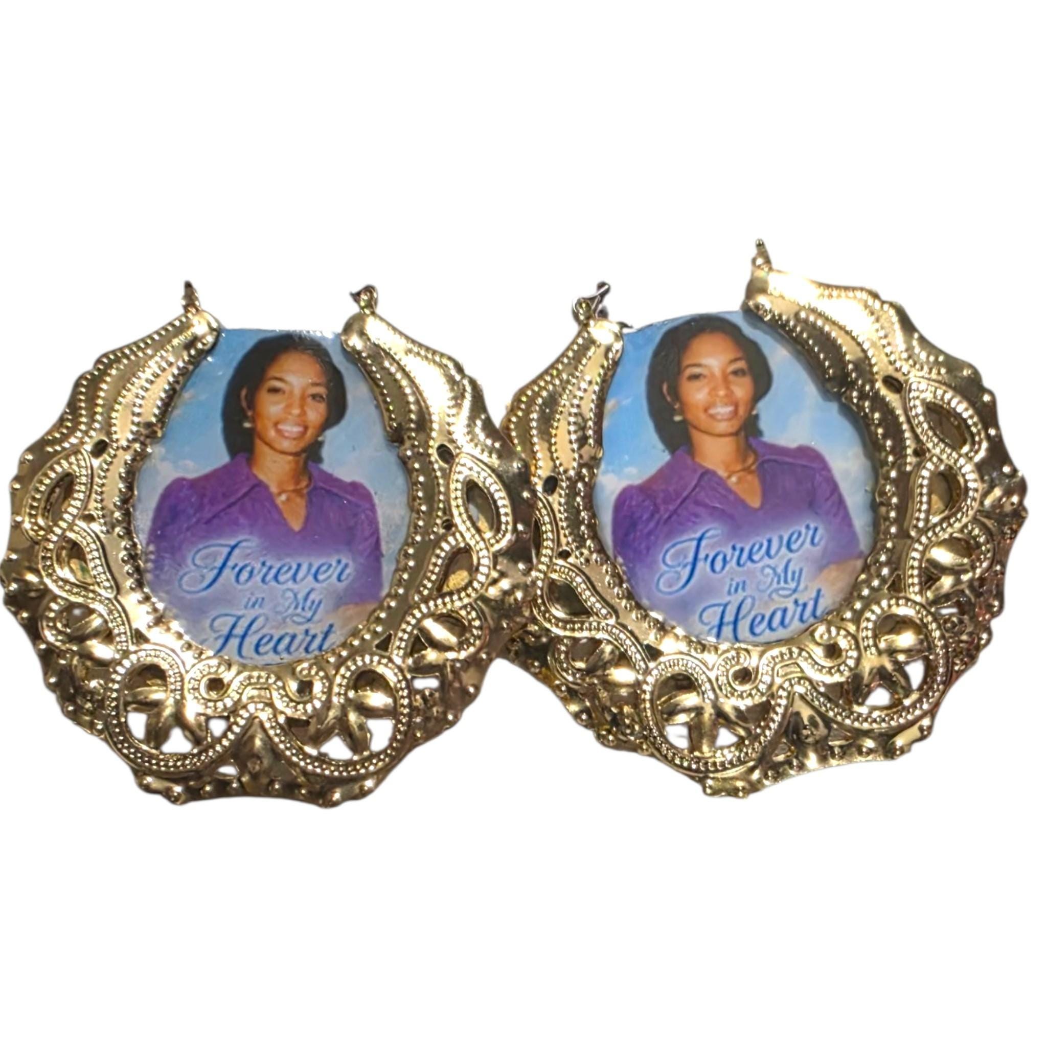 Customized Handmade Photo Earrings, view 2