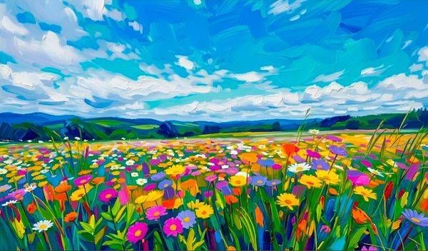 Wildflower Rhapsody by Zane Peterson