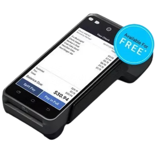PAX A930 handheld payment terminal with built-in receipt printer
