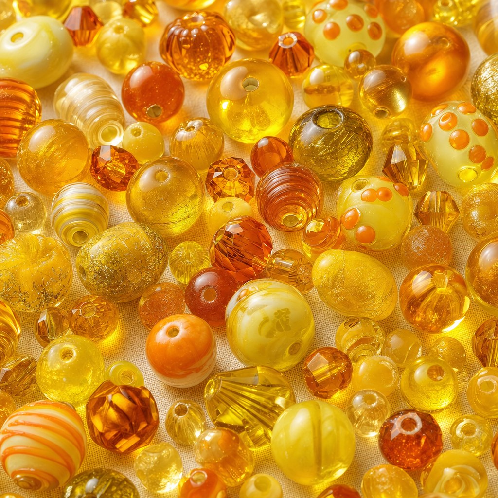 Citrus jewelry-making beads