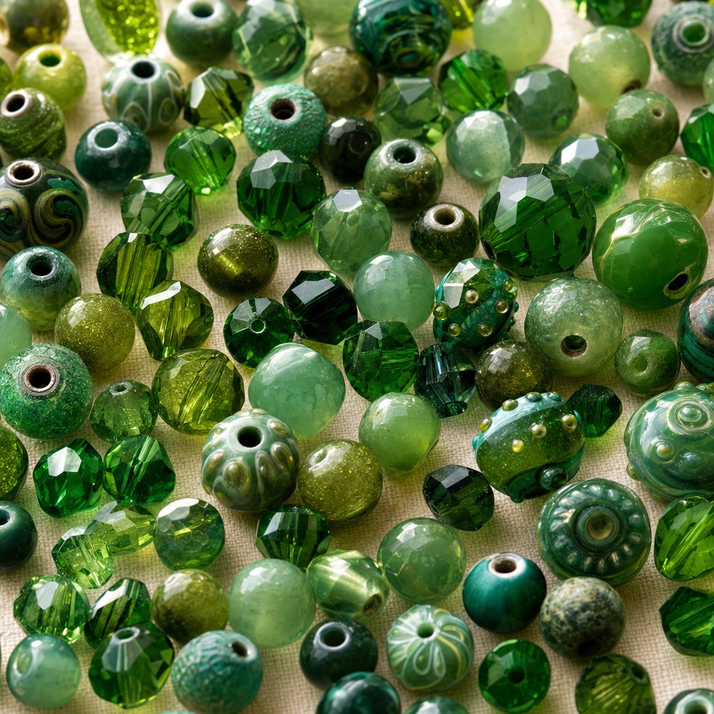 Garden jewelry-making beads