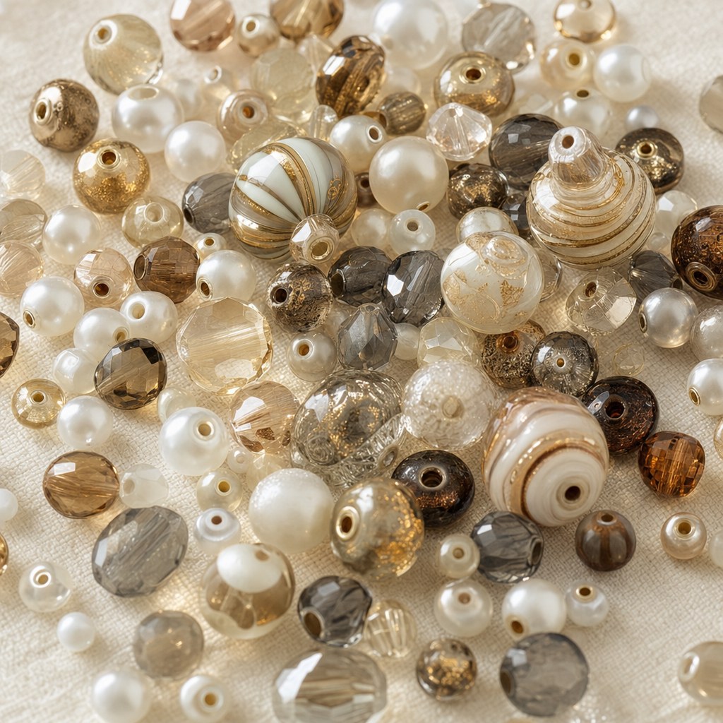 Neutral jewelry-making beads
