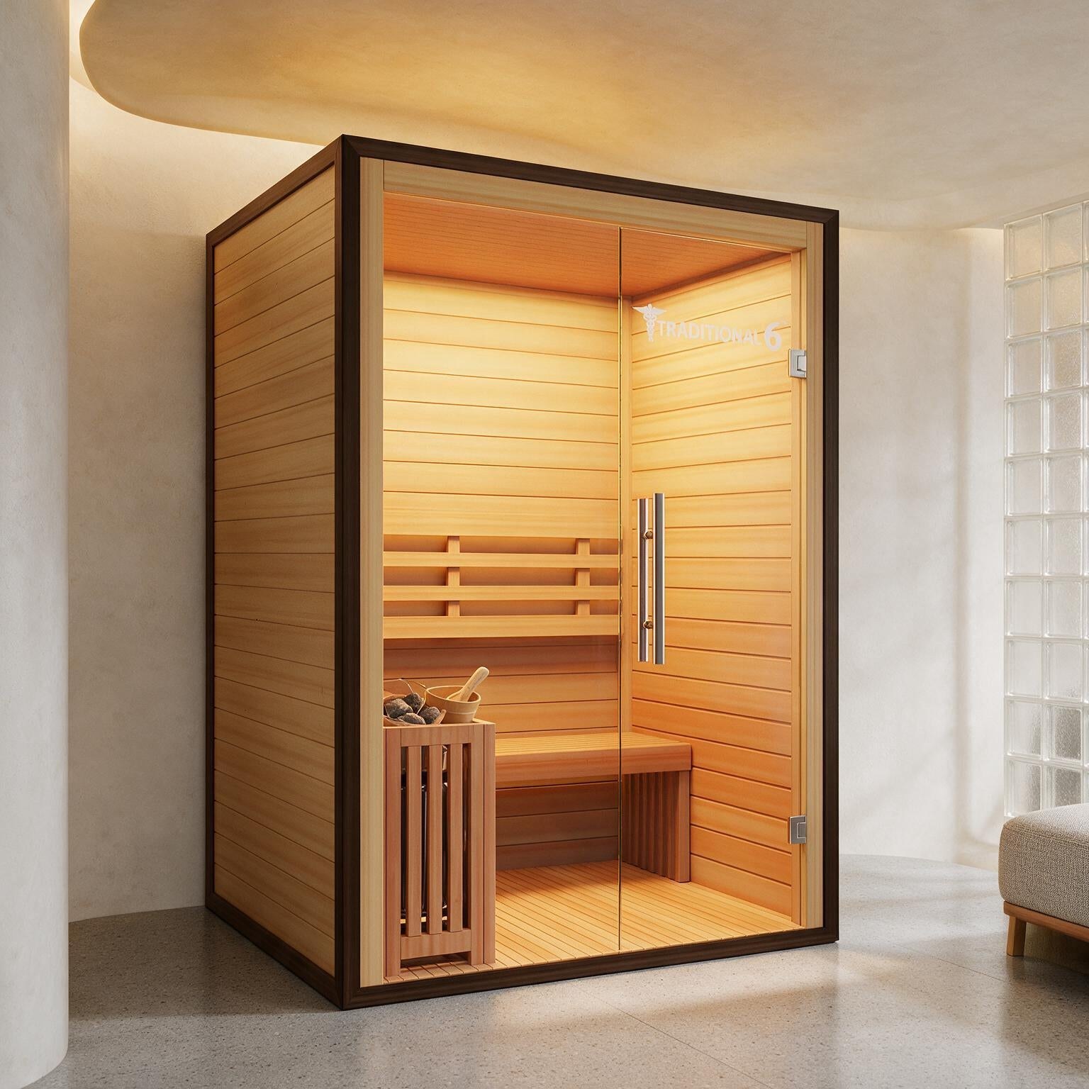 2 Person Home Stream Sauna | Traditional 6™