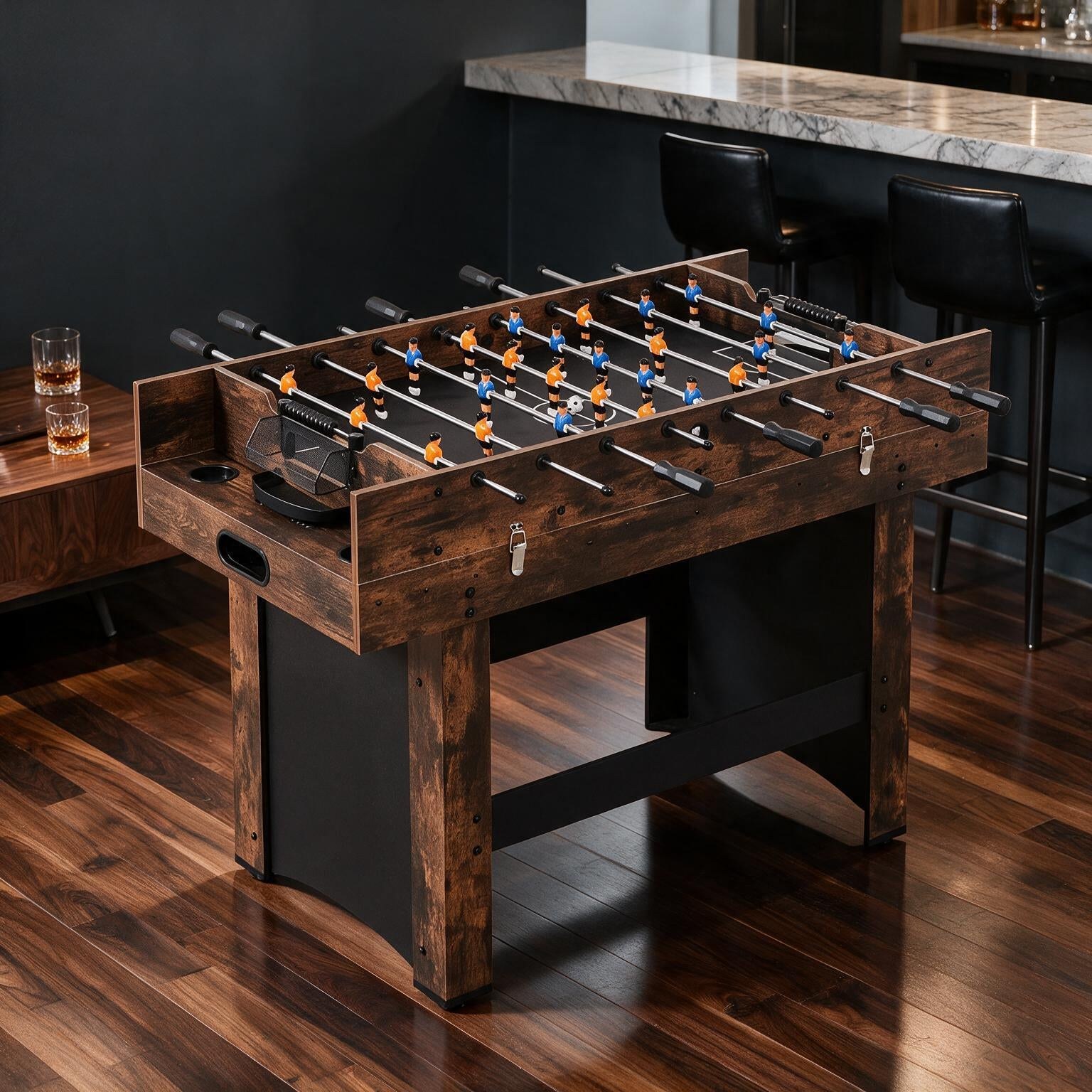 54-Inch 3-In-1 Air Hockey, Ping Pong And Foosball Table Combo