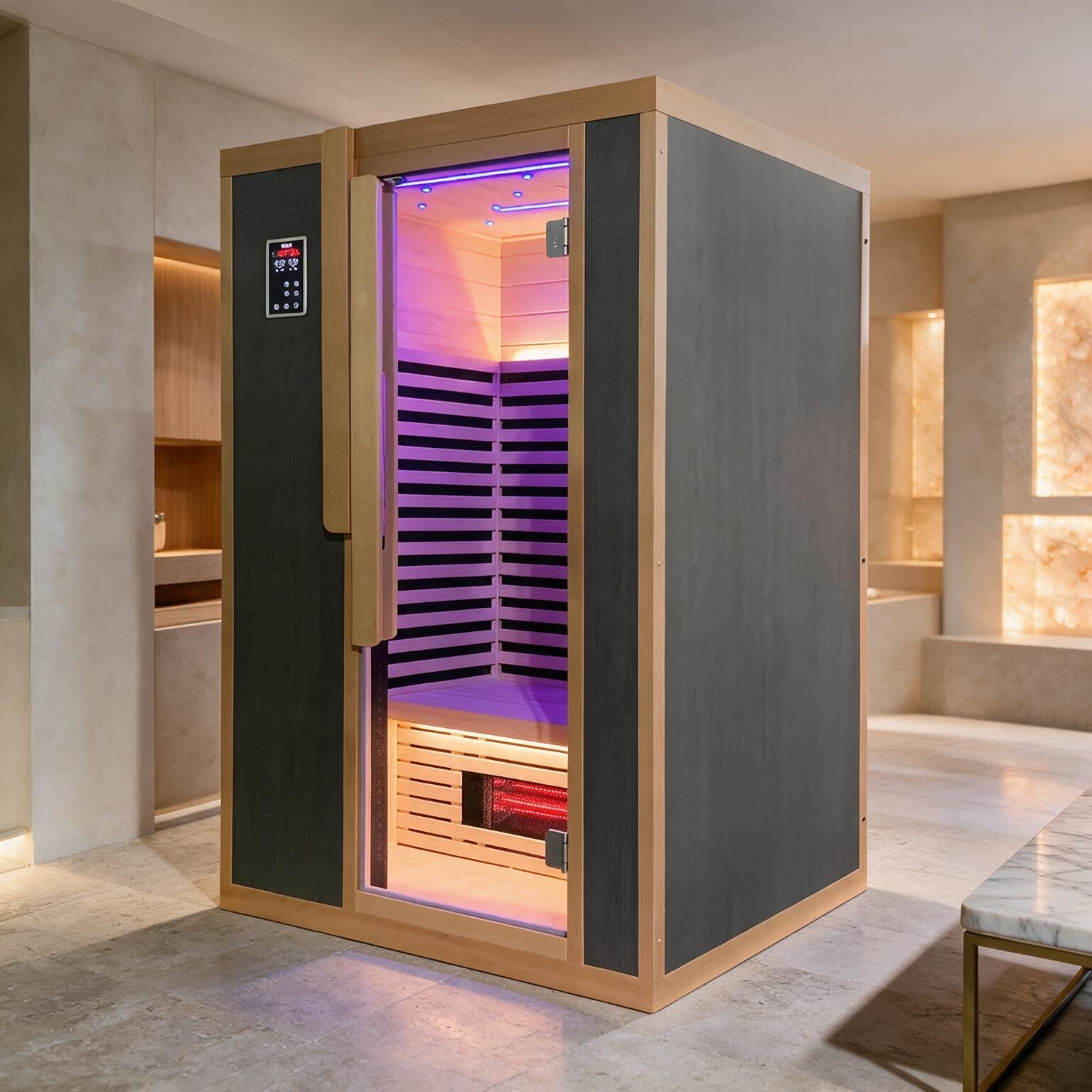 Blisspod | Bergen | Full Spectrum Ultimate Indoor Sauna | Red Light Therapy | 2 Person