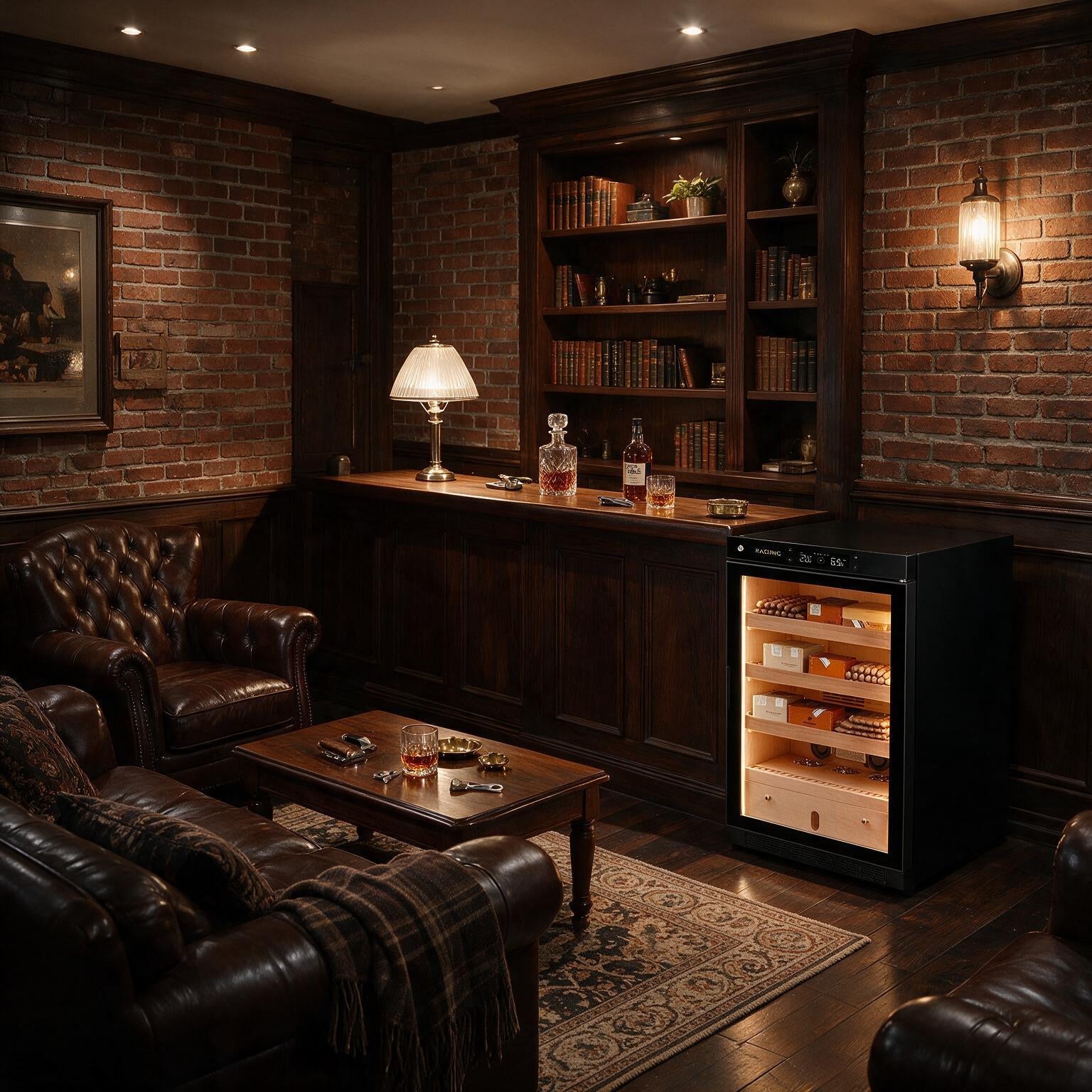 C150A Raching Electric Cigar Humidor Cabinet I 600 Cigars