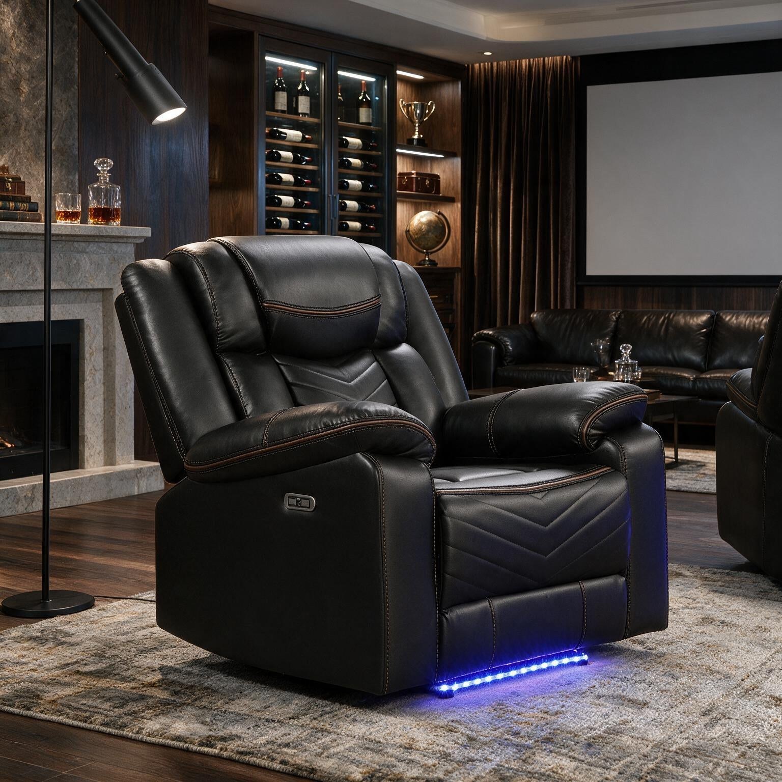 Challenger - LED Power Recliner Chair
