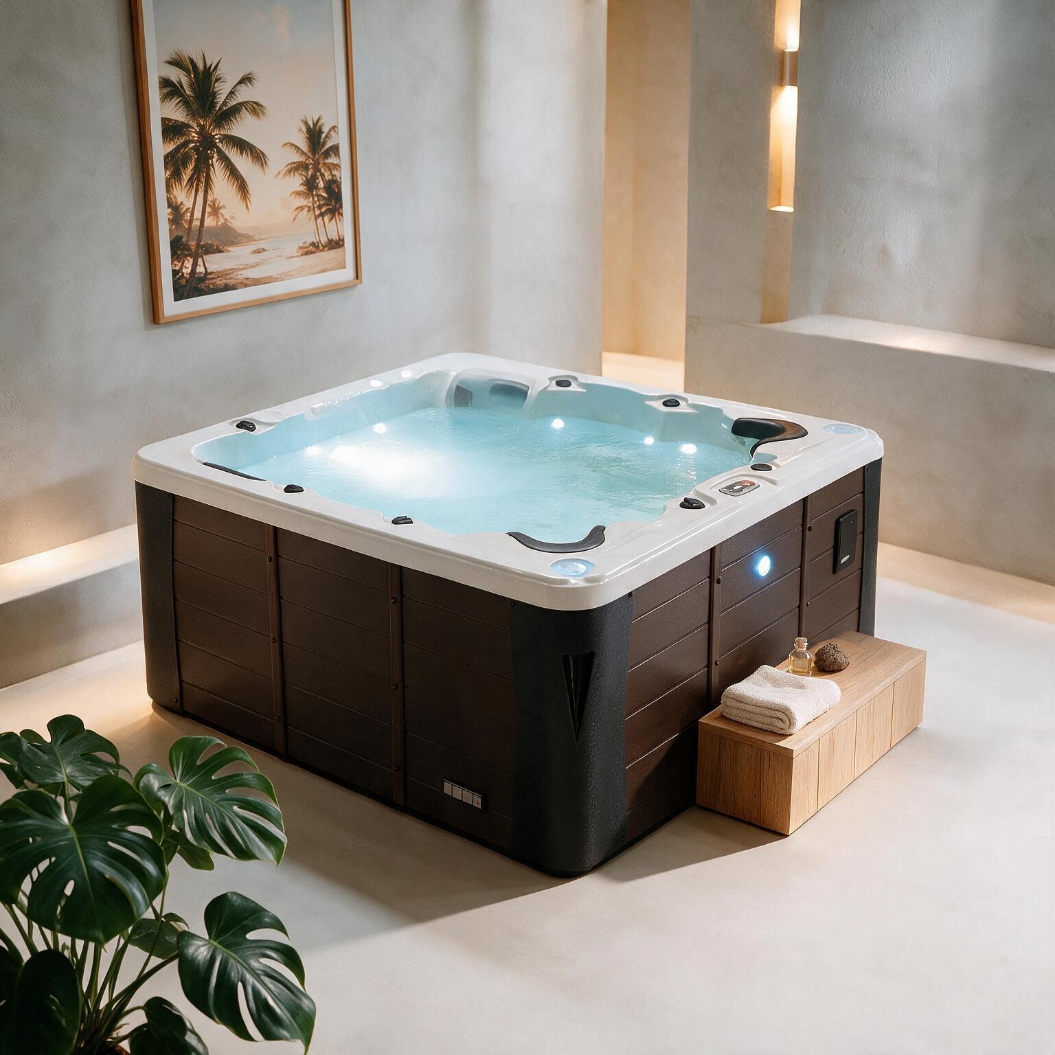 CSC Kansas 6-Person 240V Luxury 46-Jet Spa With Glacier Filtration