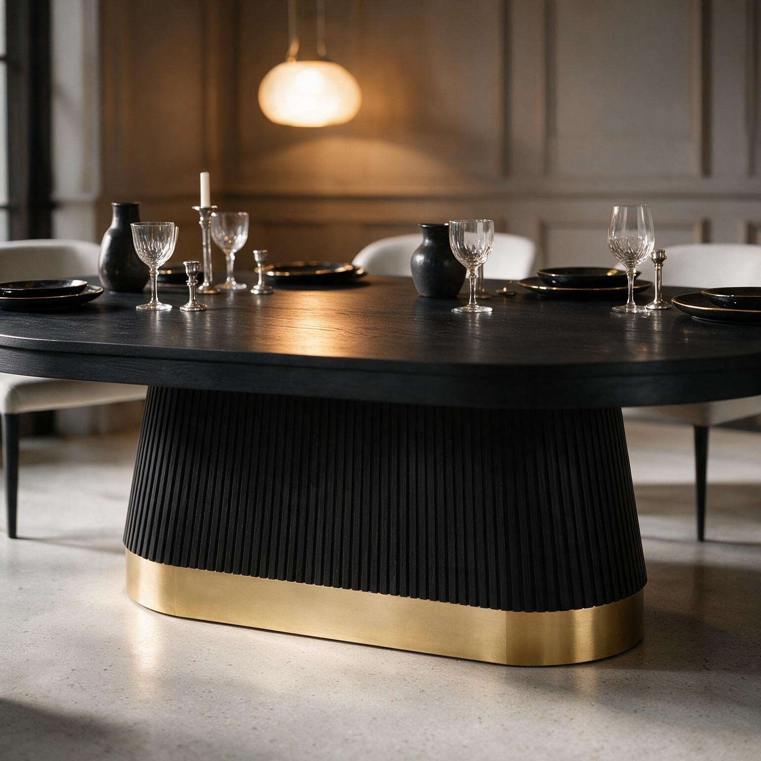 Prohibition Series Texas Hold'em Table Dining Top Black