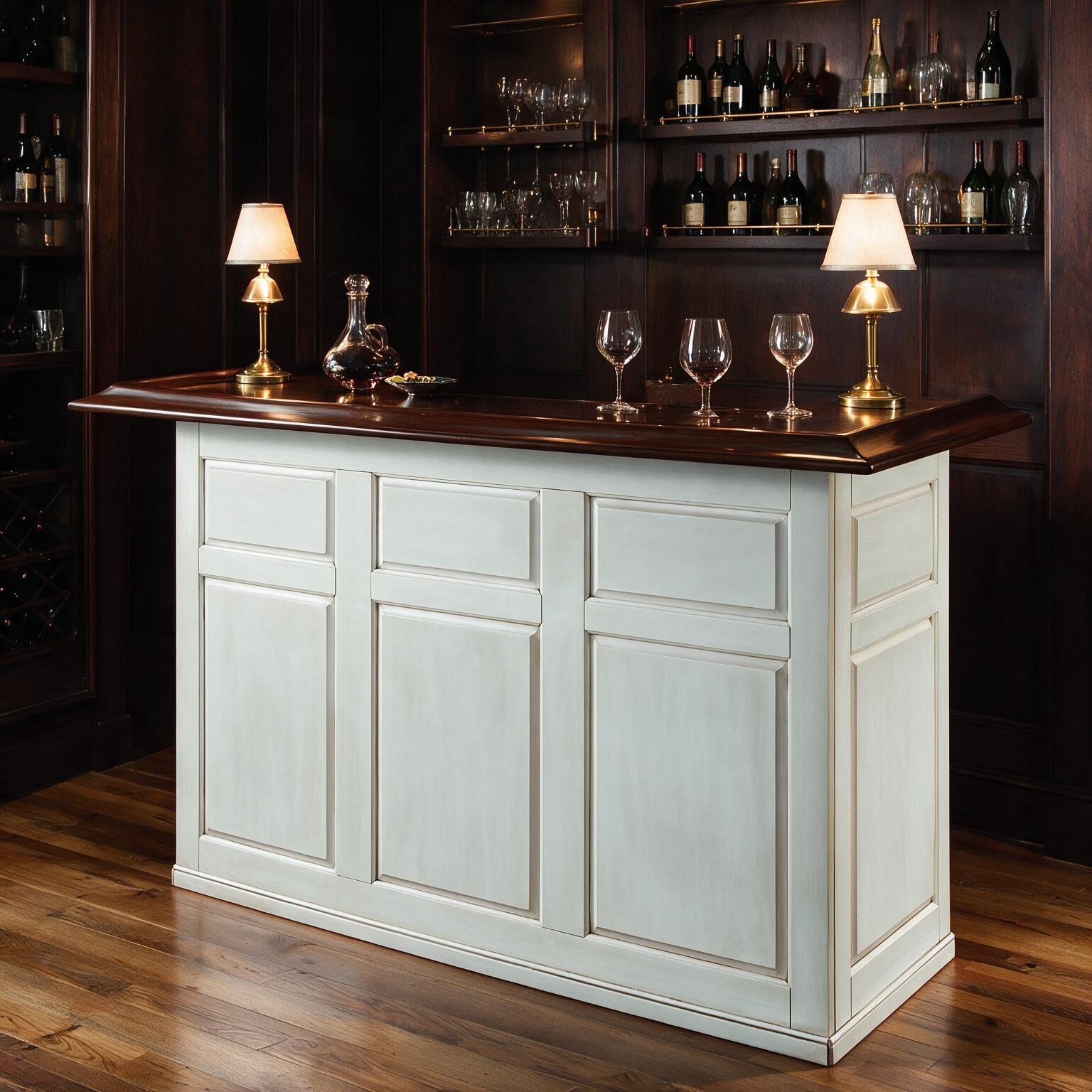 RAM Pub Series 72" Dry Bar Antique White