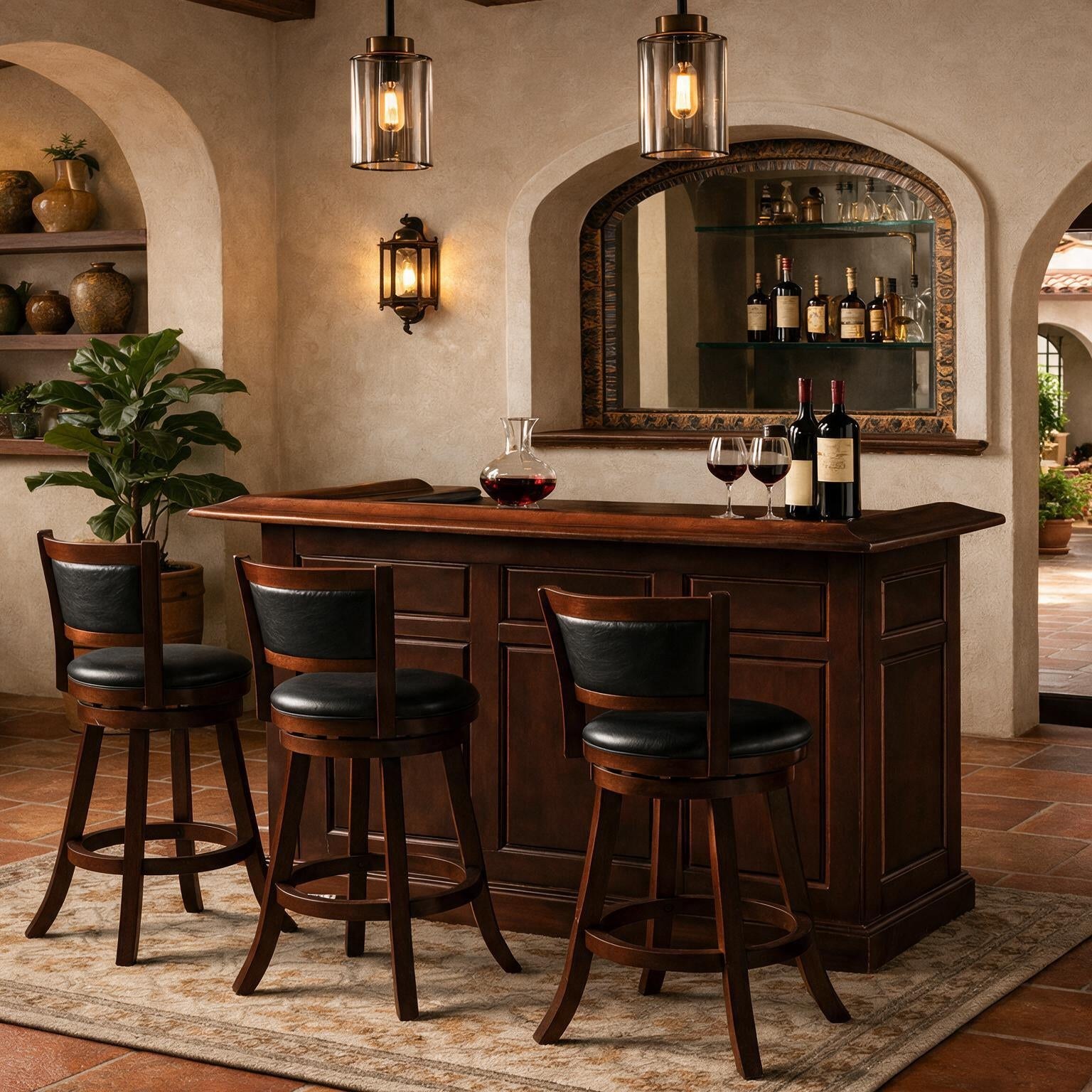 RAM Pub Series 72" Dry Bar Cappucchino