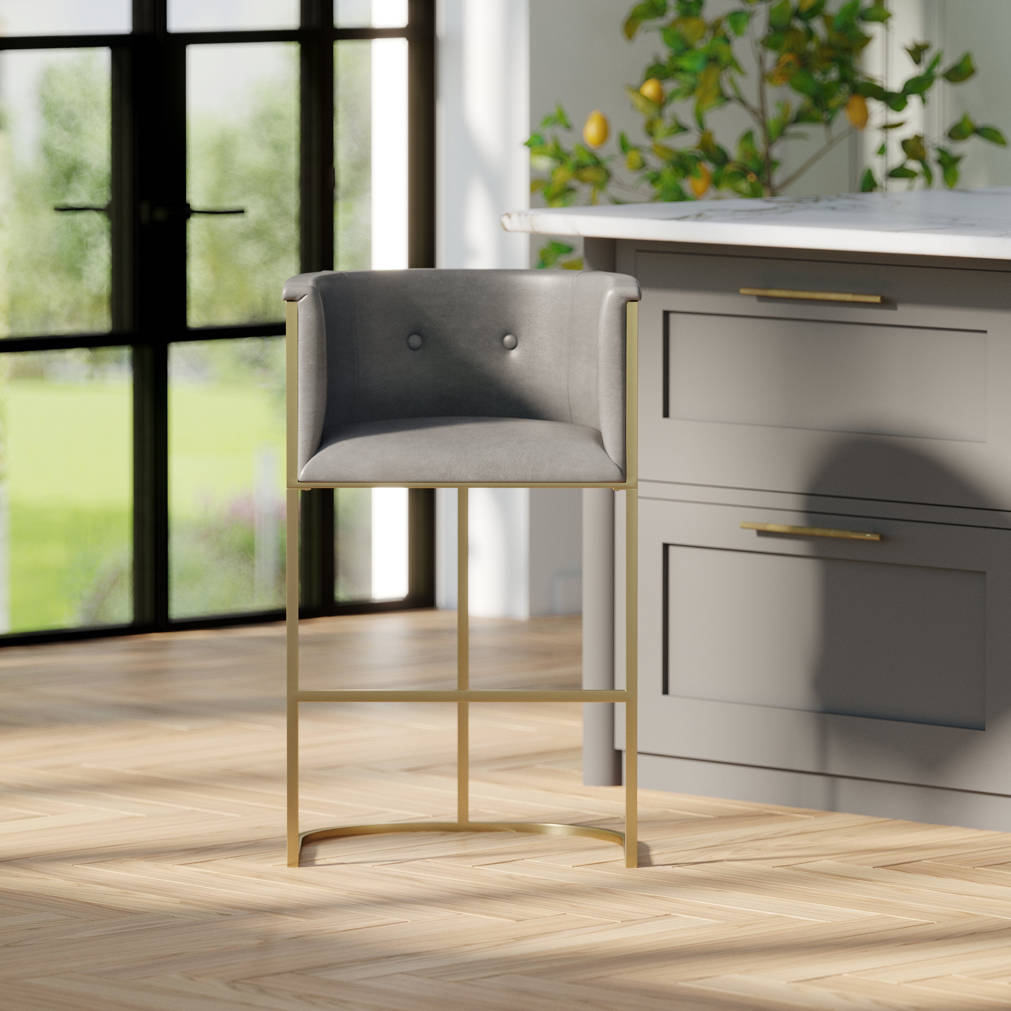 Winston Barstool in Grey