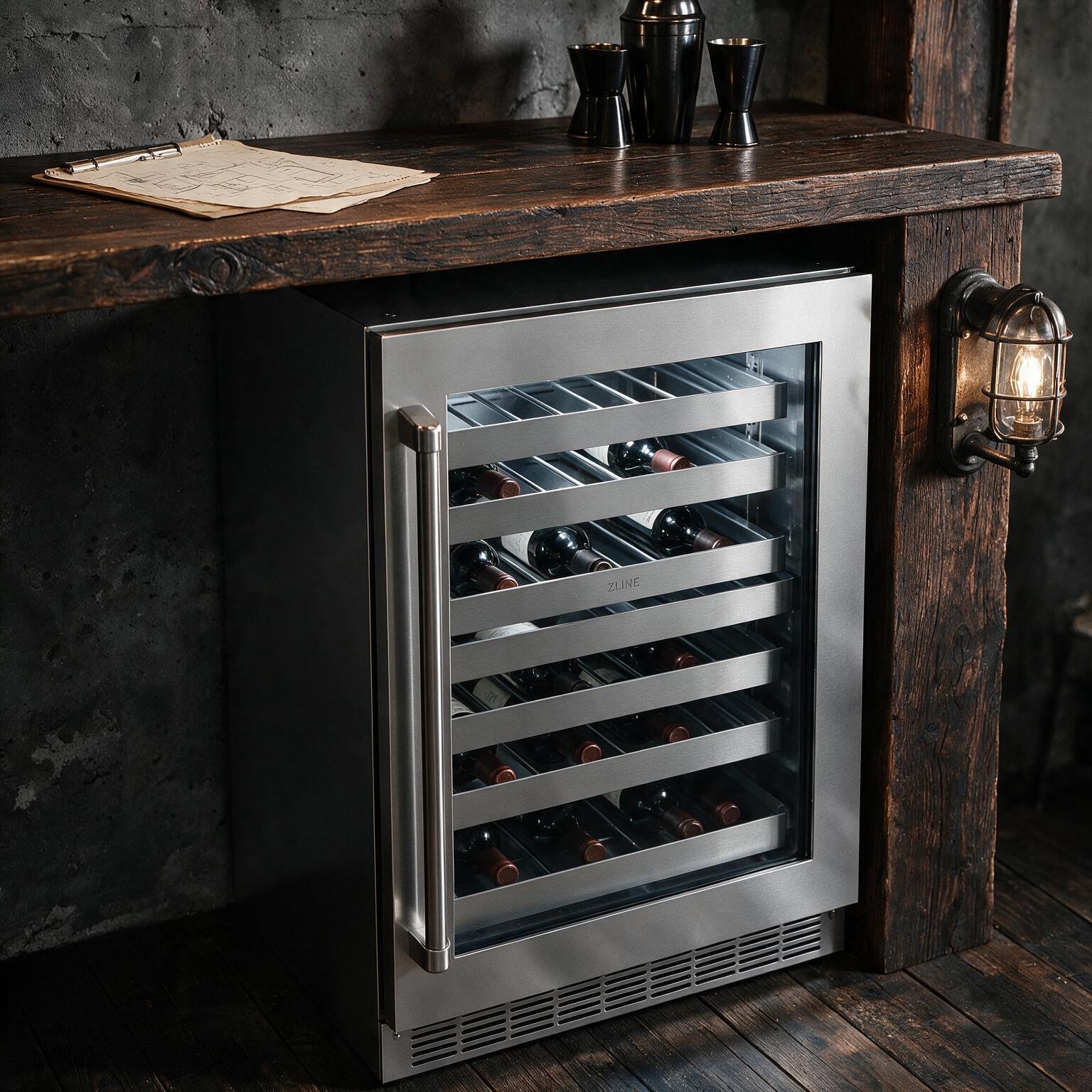 ZLINE 24" Touchstone Dual Zone 44 Bottle Wine Cooler