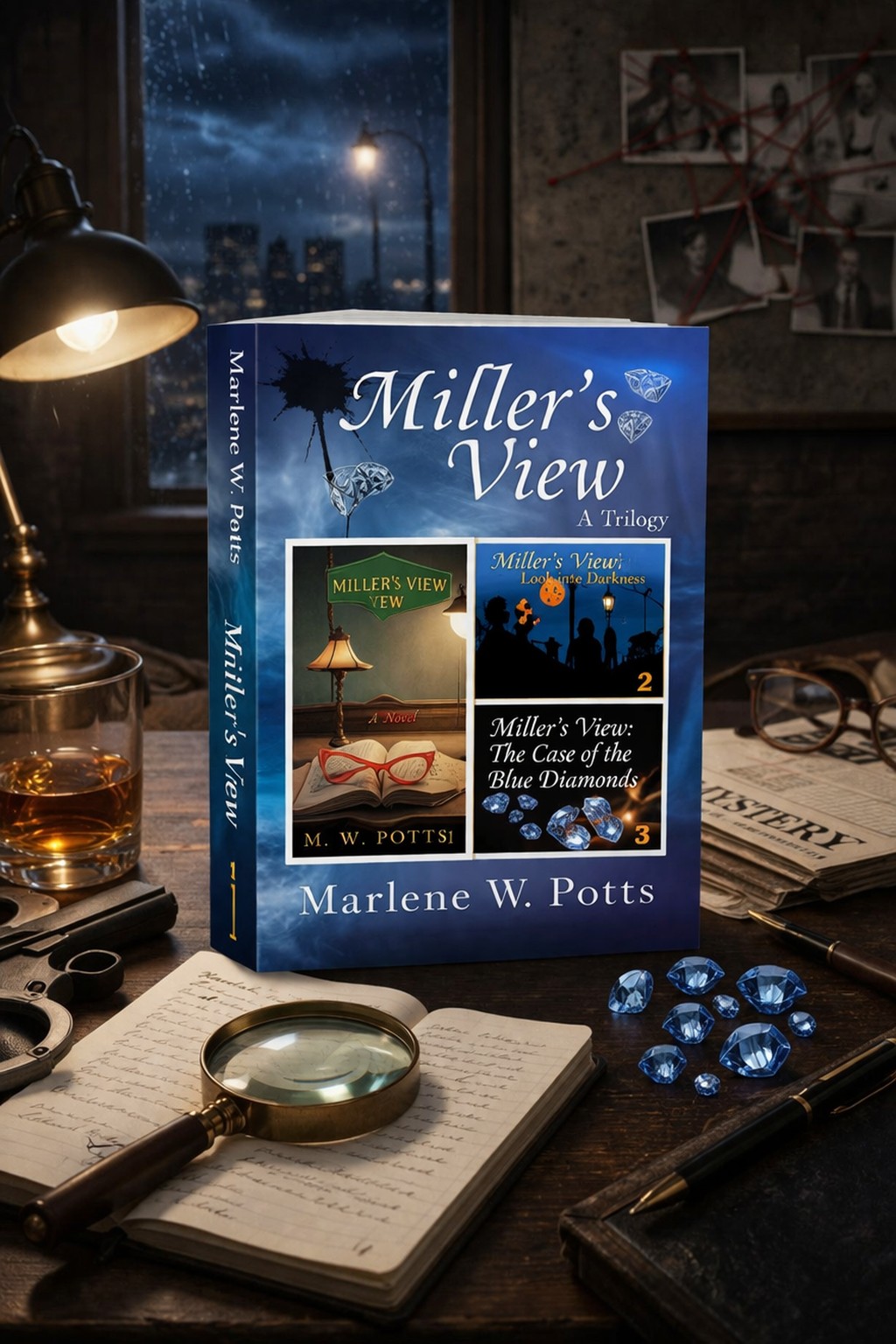 Cover of Miller’s View: A Trilogy by Marlene W. Potts