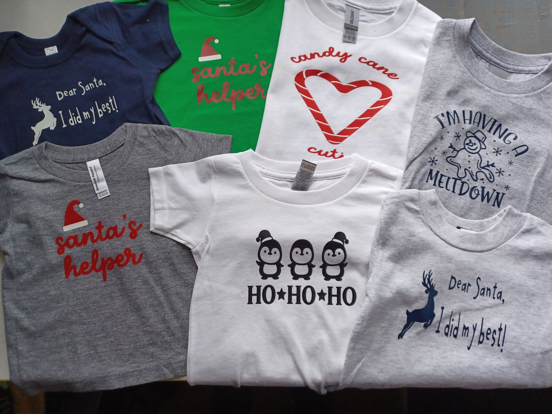 Children’s holiday shirts