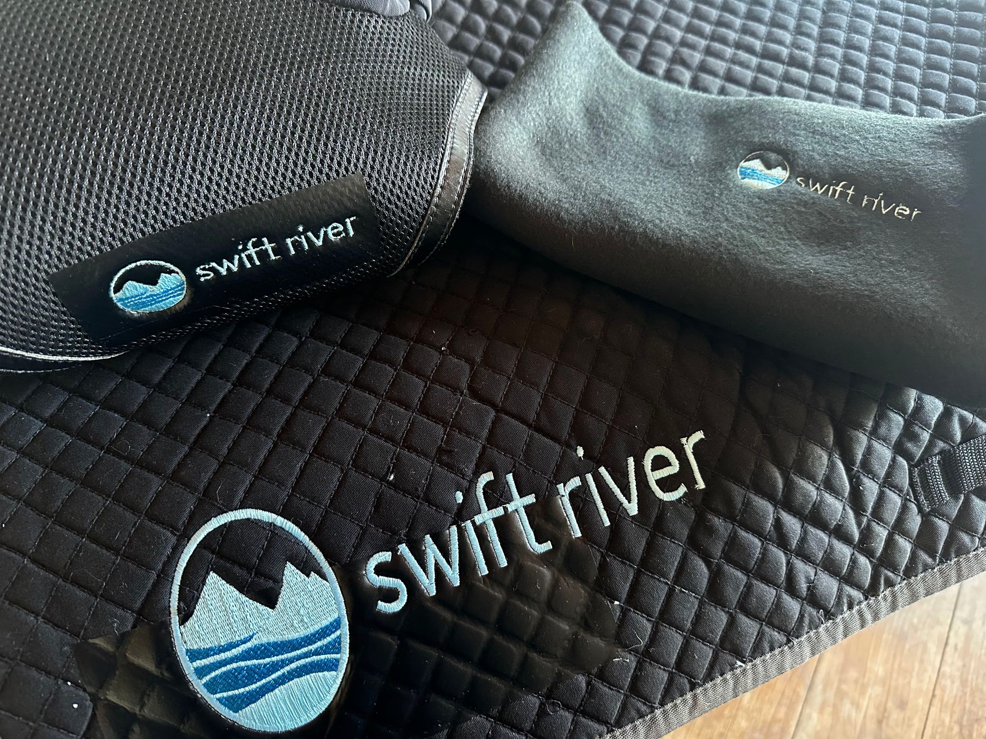Swift River embroidered saddle pad