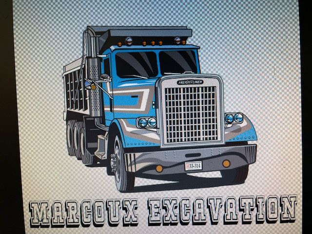 Marcoux Excavation printed artwork