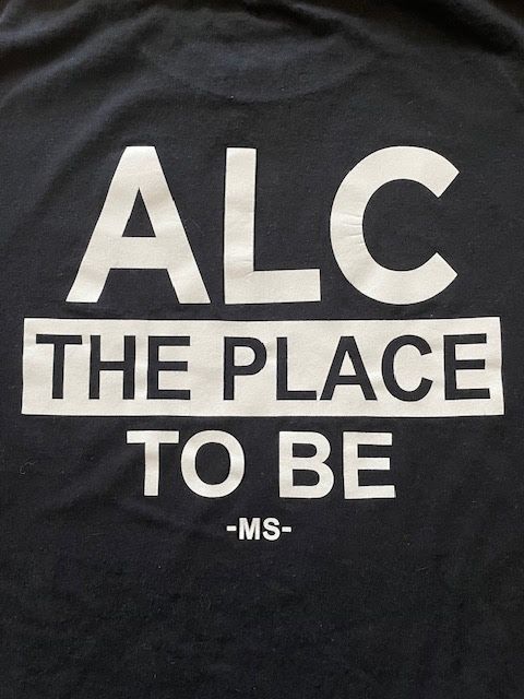 ALC printed black t-shirt