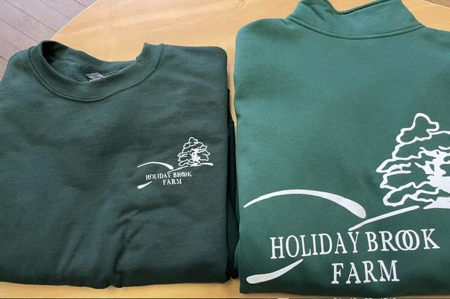 Holiday Brook Farm sweatshirts