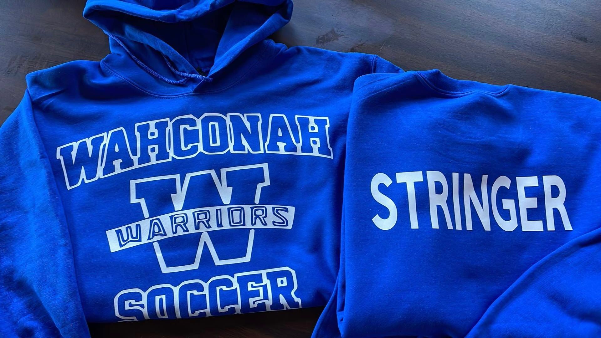 Wahconah Warriors soccer sweatshirts
