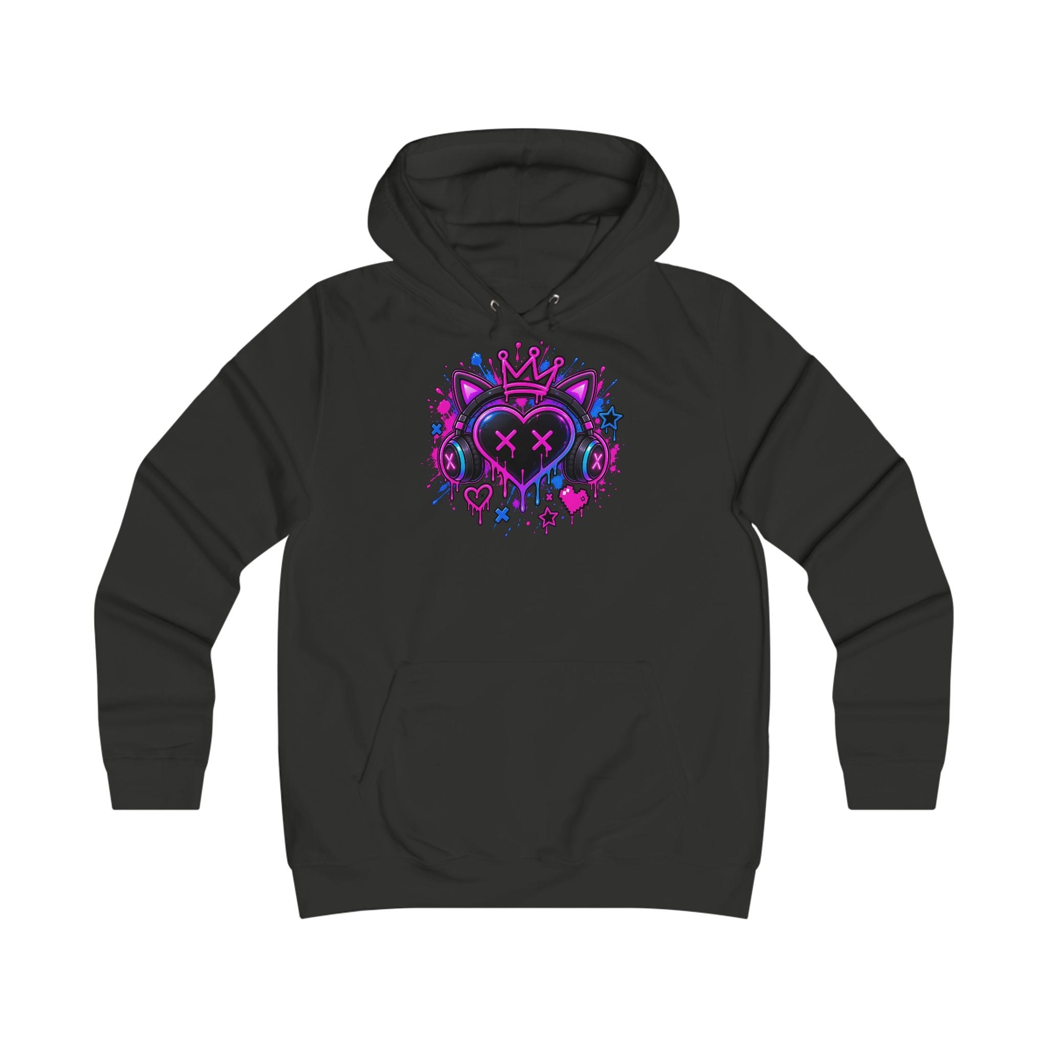 Anime Gamer Graphic Hoodie | Gaming Streetwear | XP Threads, view 3