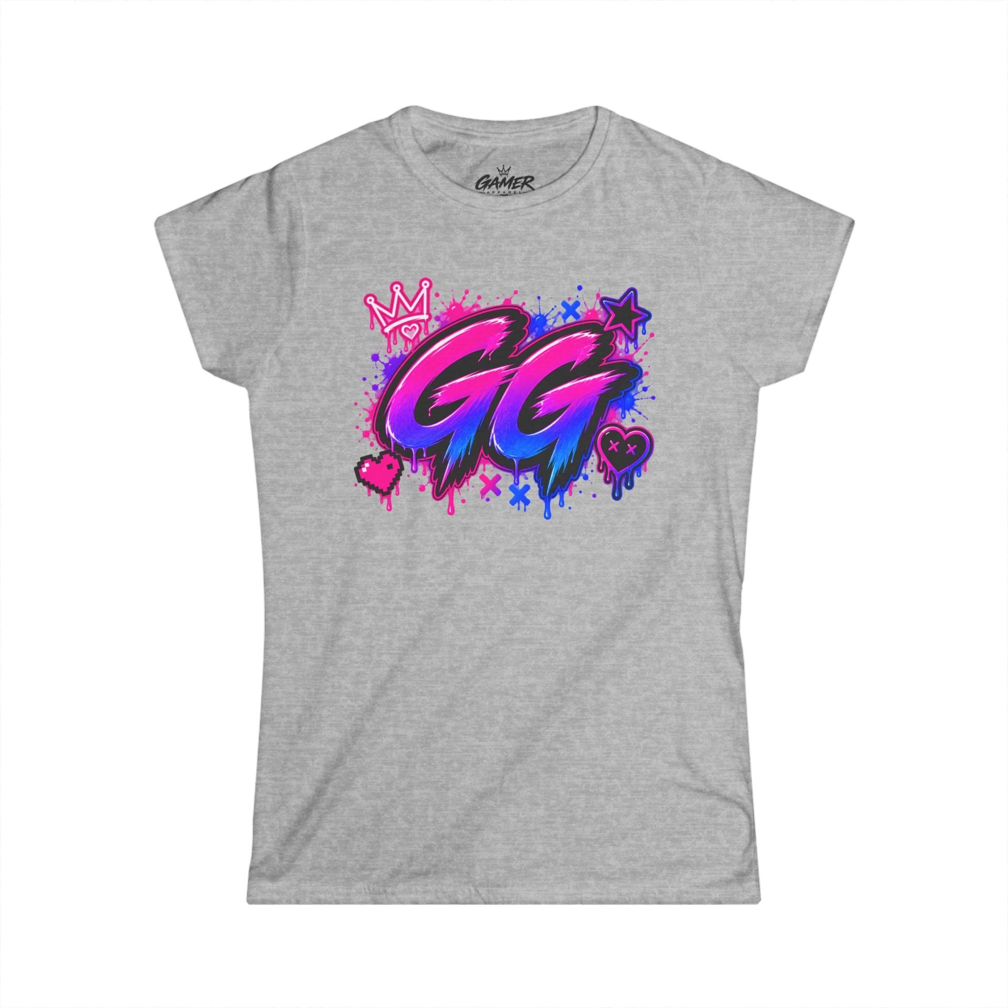 Gamer Girl Graphic T-Shirt | Women's Gaming Tee | XP Threads, view 4