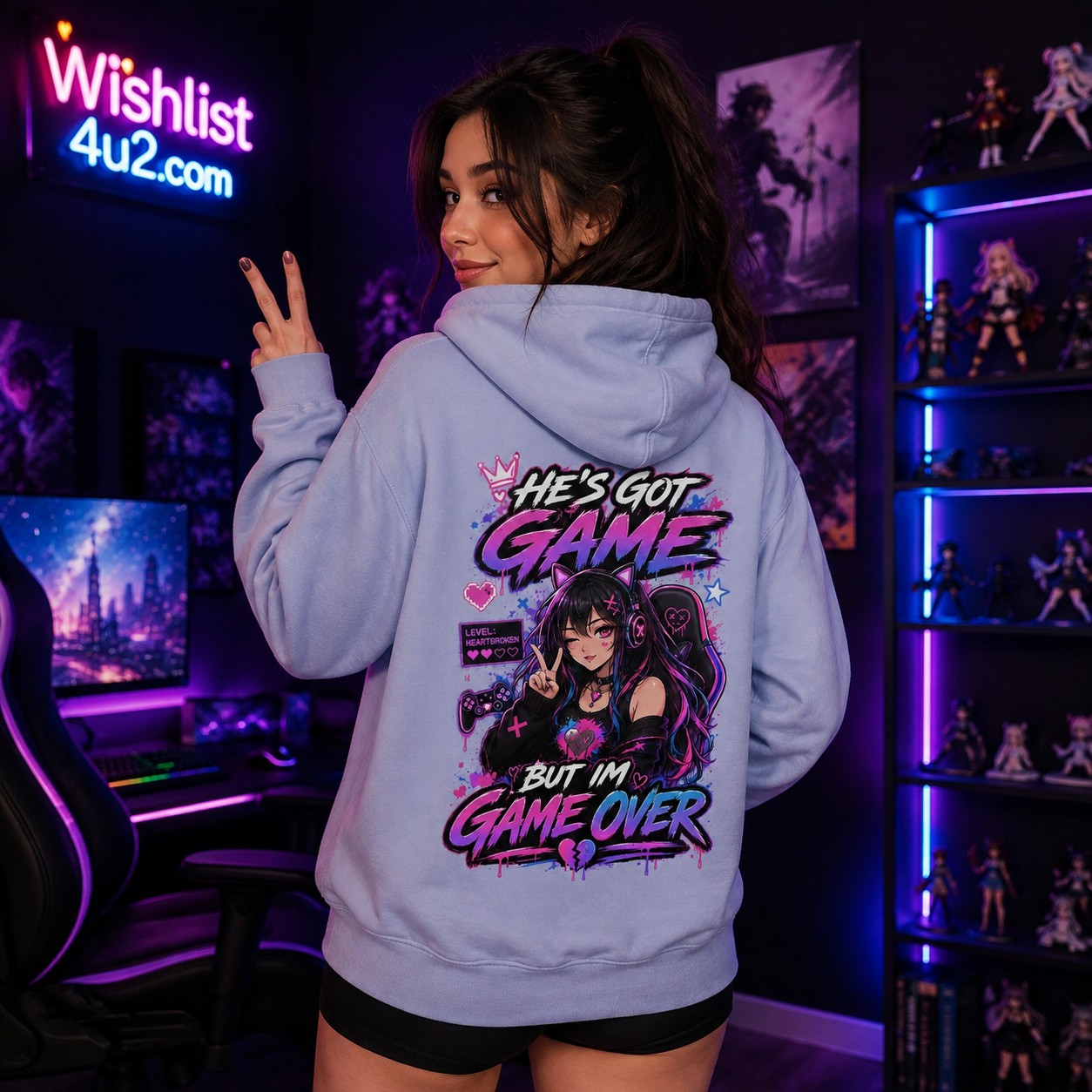 XPThreads GamerGirl logo Hoodie