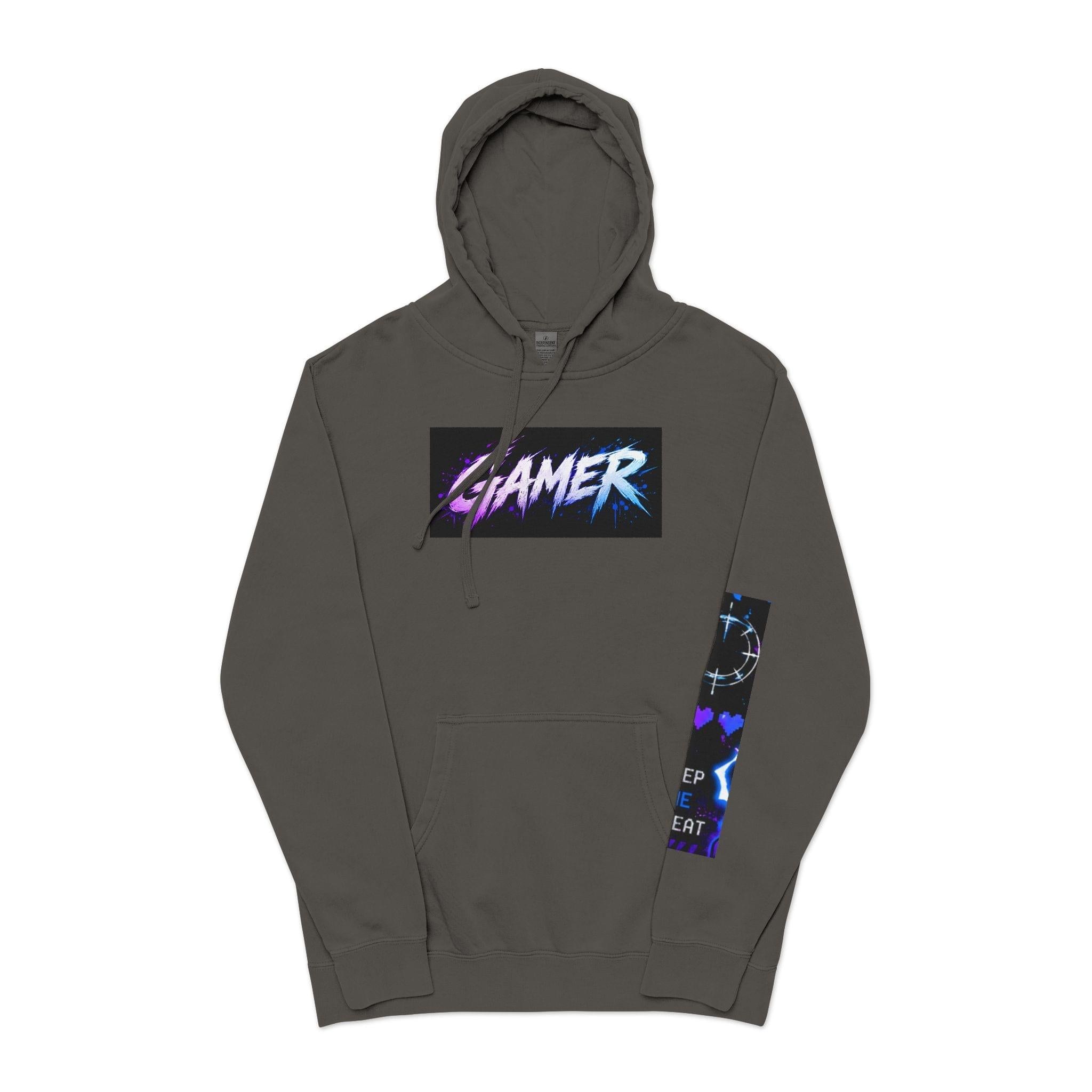 Gamer Graphic Hoodie — Retro Neon Anime Gamer Pullover