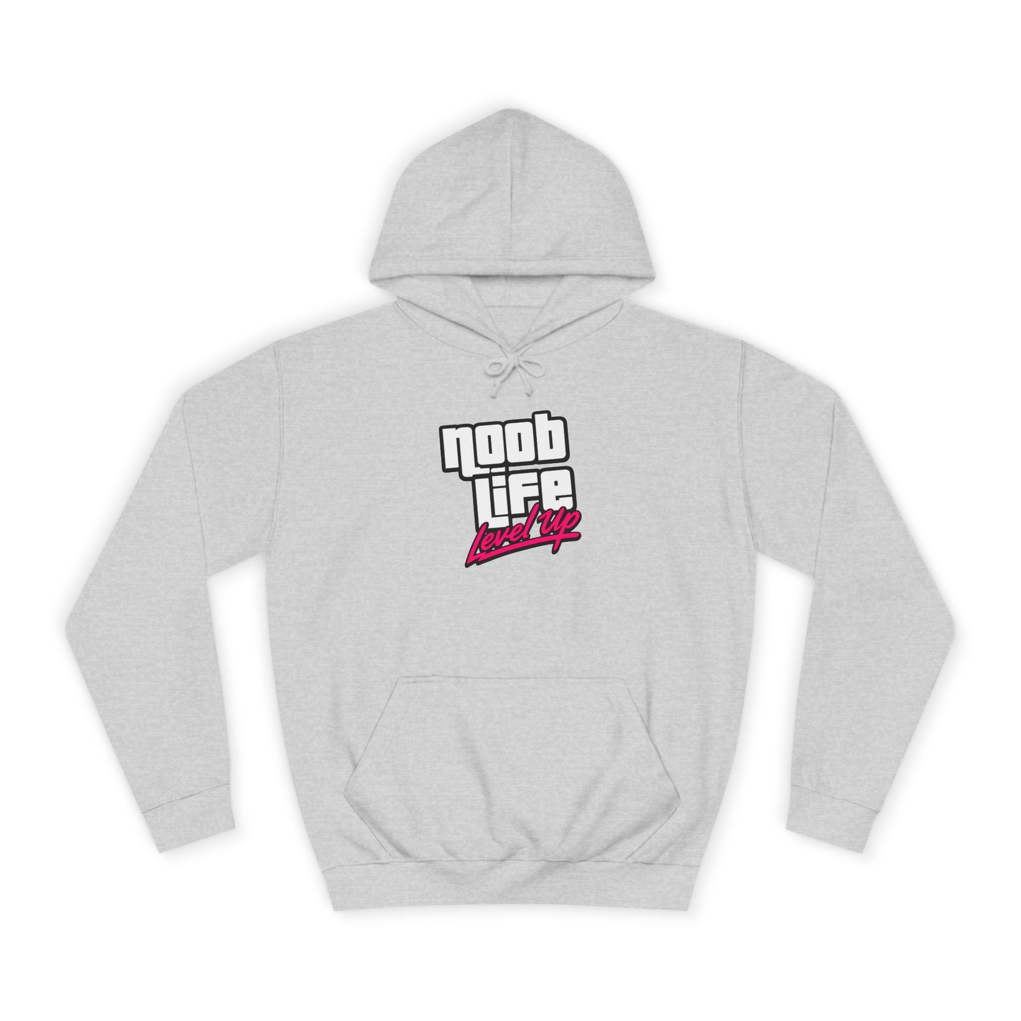 Noob Life Gaming Graphic Hoodie | XP Threads, view 3