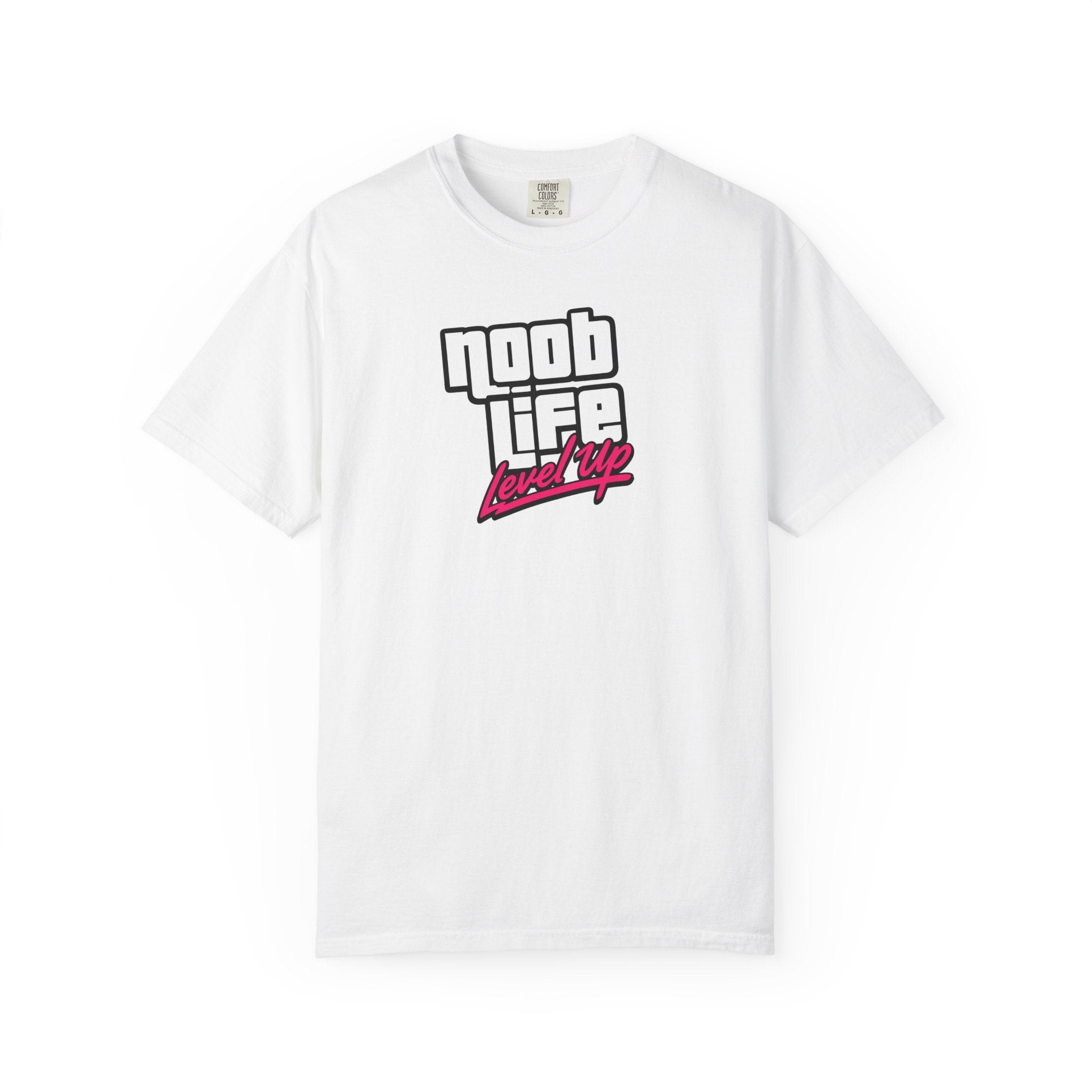 Noob Life Gaming Graphic T-Shirt | XP Threads, view 2