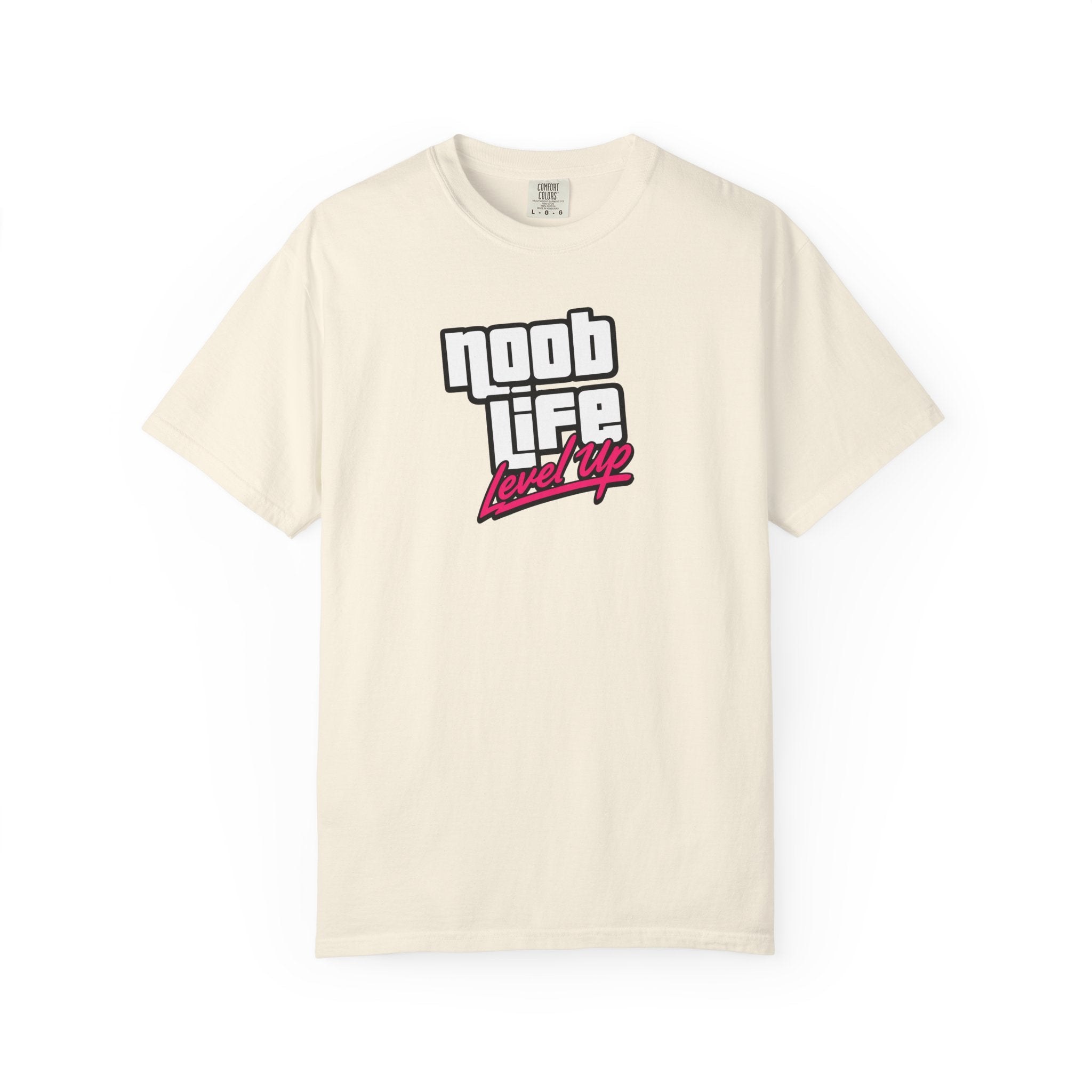 Noob Life Gaming Graphic T-Shirt | XP Threads, view 3