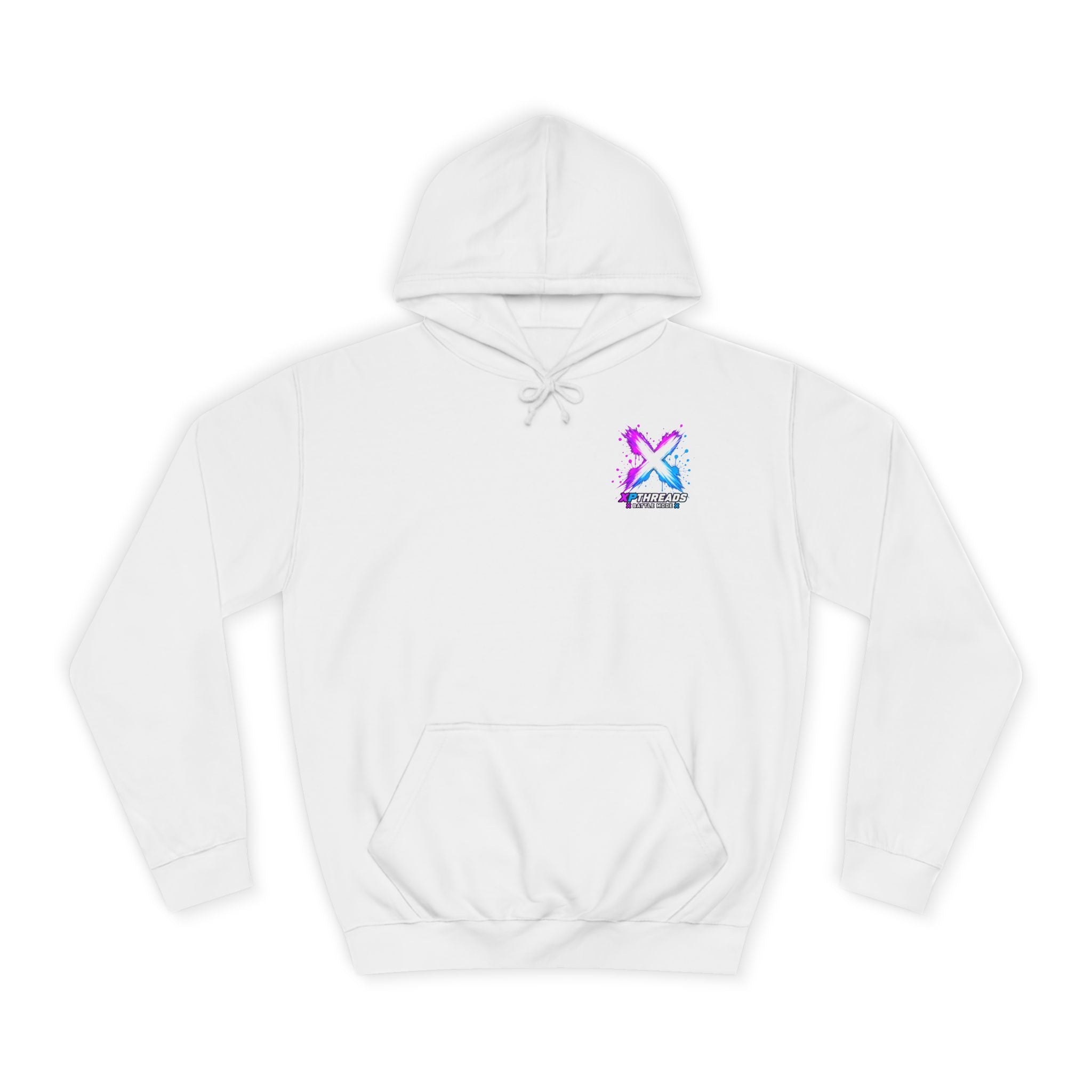 Noob Life™ Gaming Hoodie – XP Threads on front, view 2