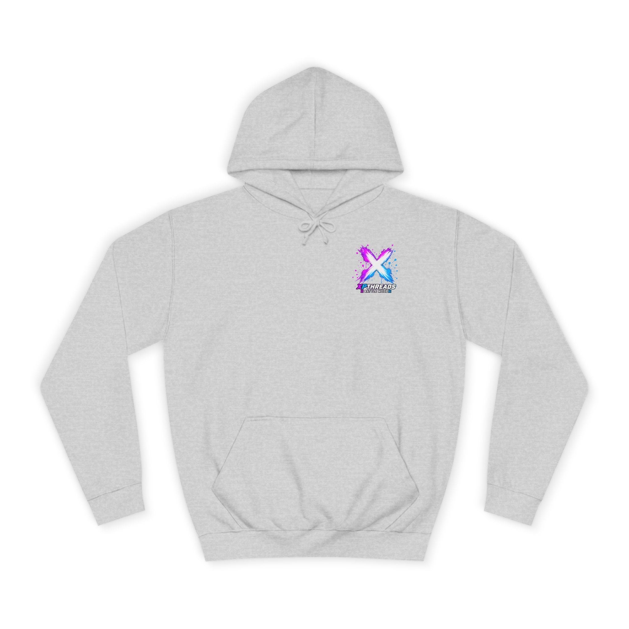 Noob Life Gaming Hoodie – XPThreads logo front, view 2