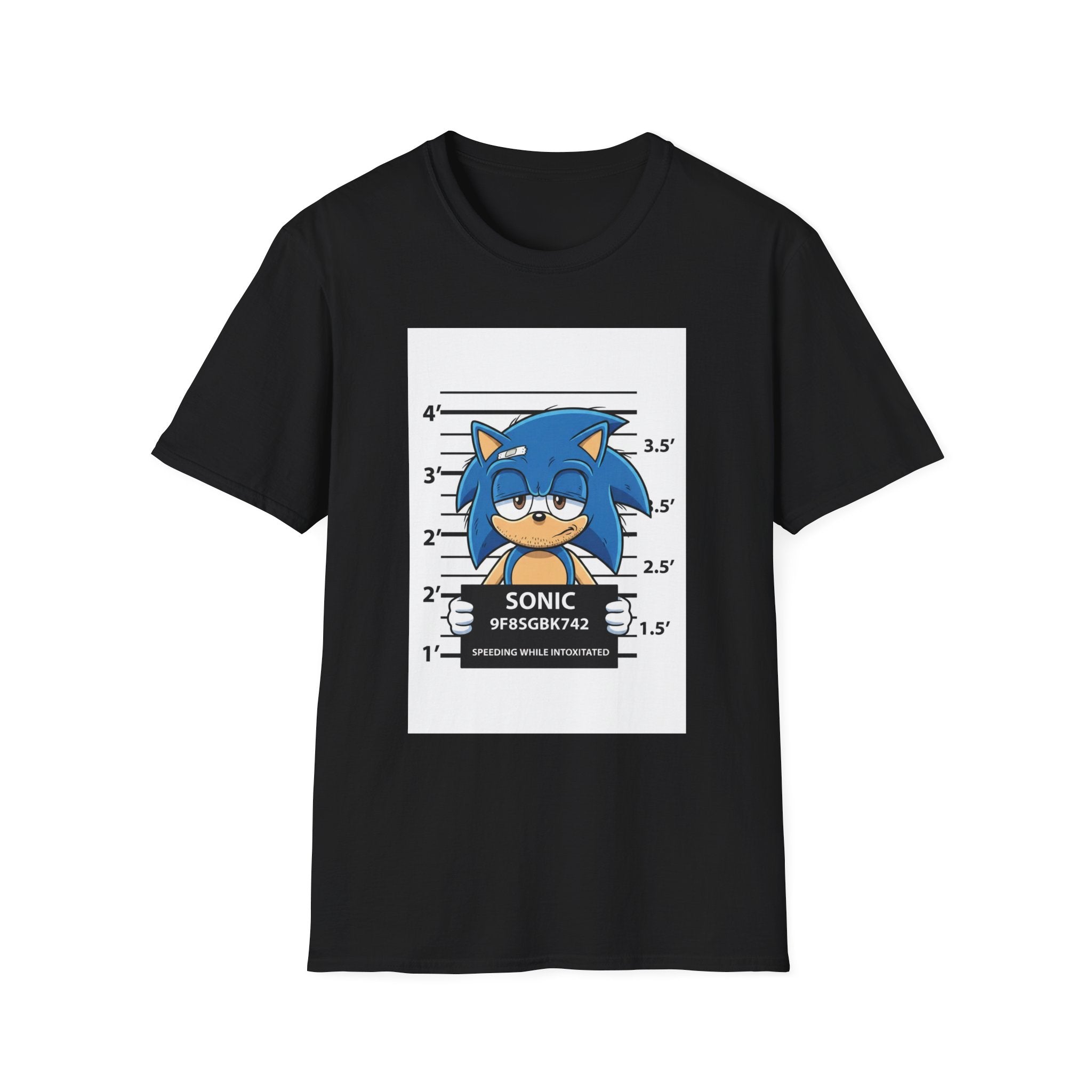 Sonic Mugshot Graphic T-Shirt, view 2