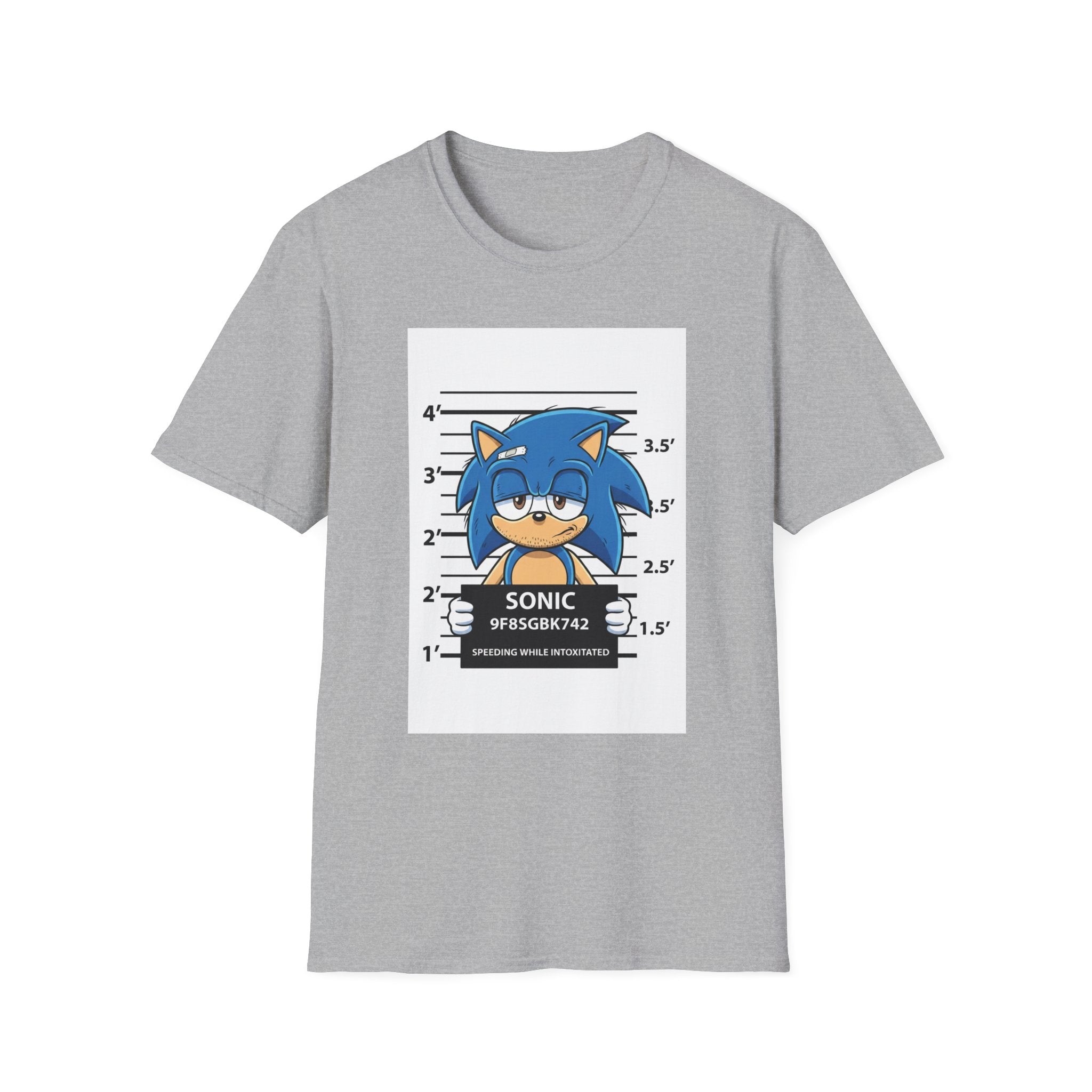 Sonic Mugshot Graphic T-Shirt, view 3