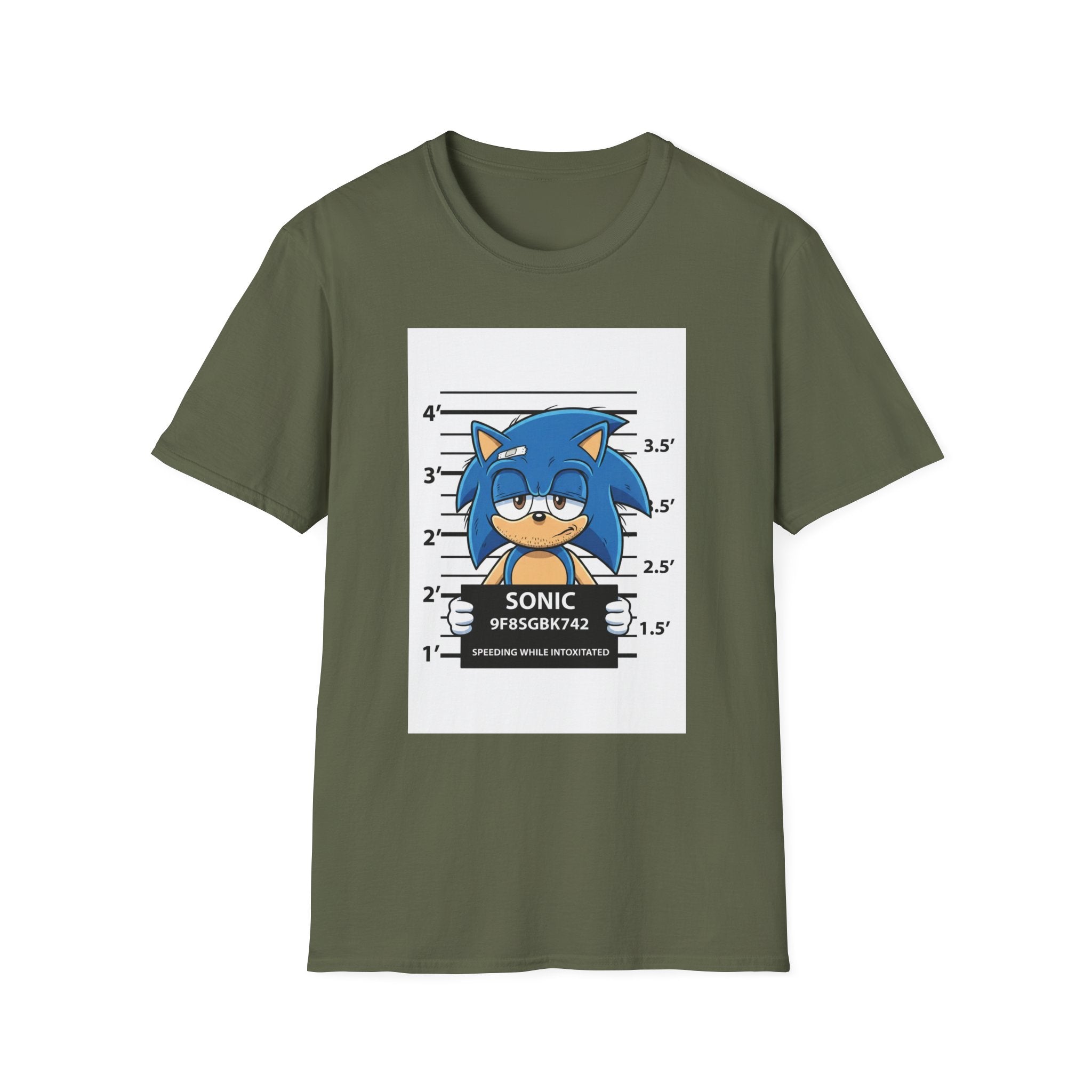 Sonic Mugshot Graphic T-Shirt, view 5