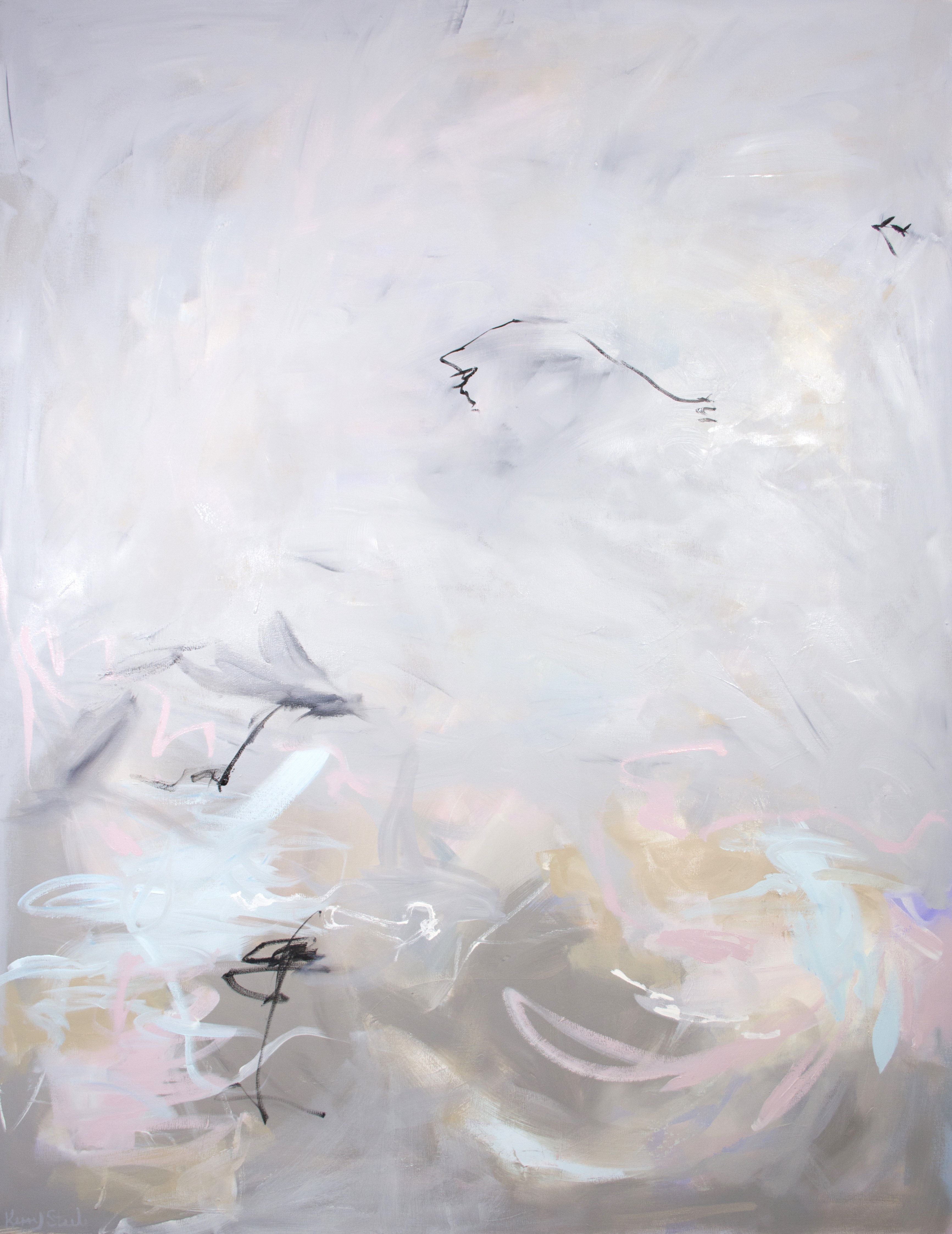 Kerry Steele original abstract painting