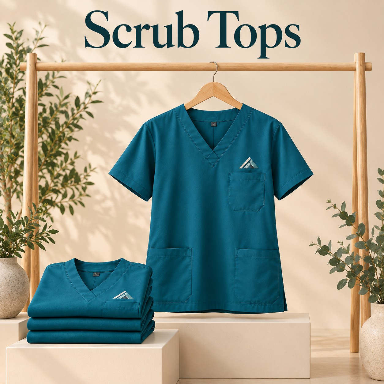 Scrub Tops customization style example