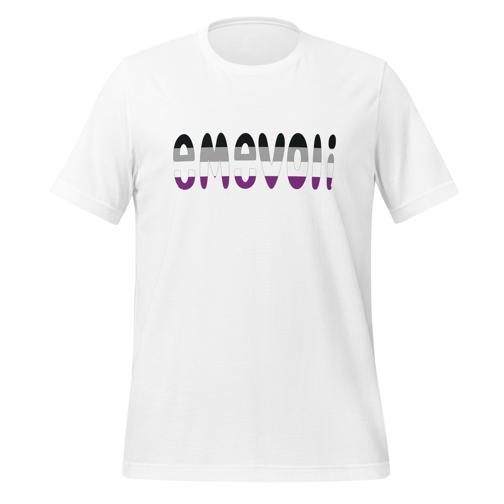 emevoli | Asexual Flag Colors | Unisex T-Shirt